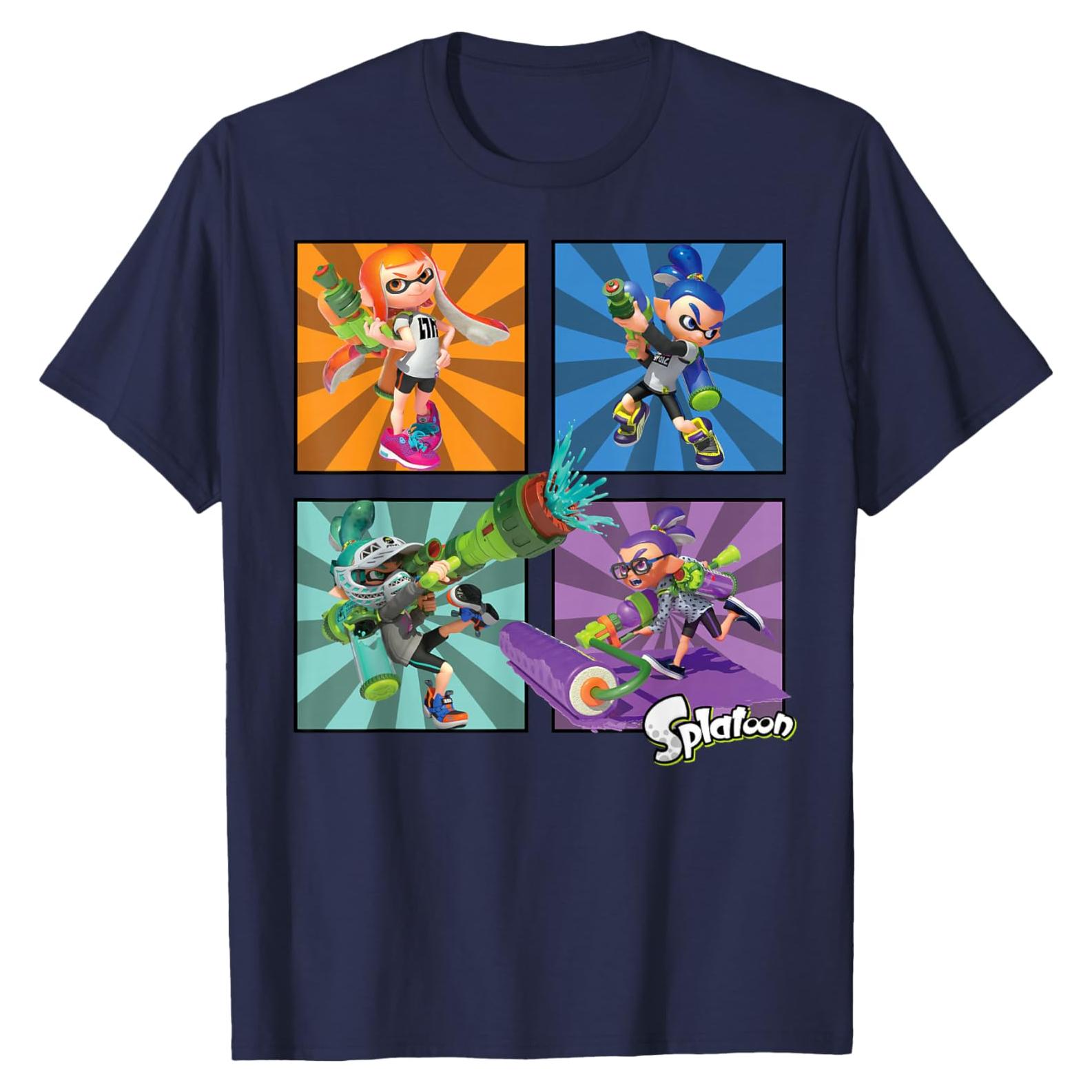 Camiseta Splatoon Oficial para Hombre - Inkling - Ligera