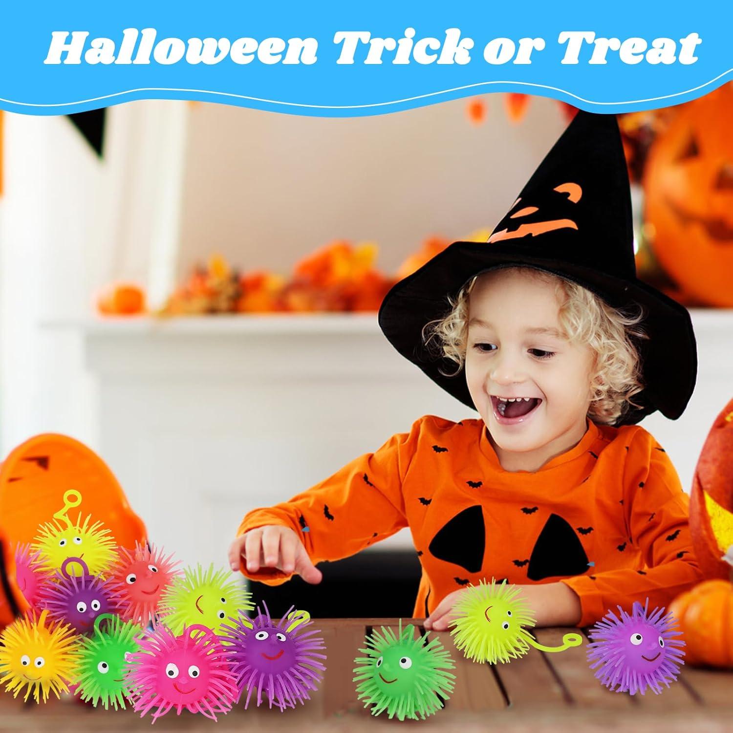 24 Pelotas Puffer LED Brillantes para Niños - Basytodio