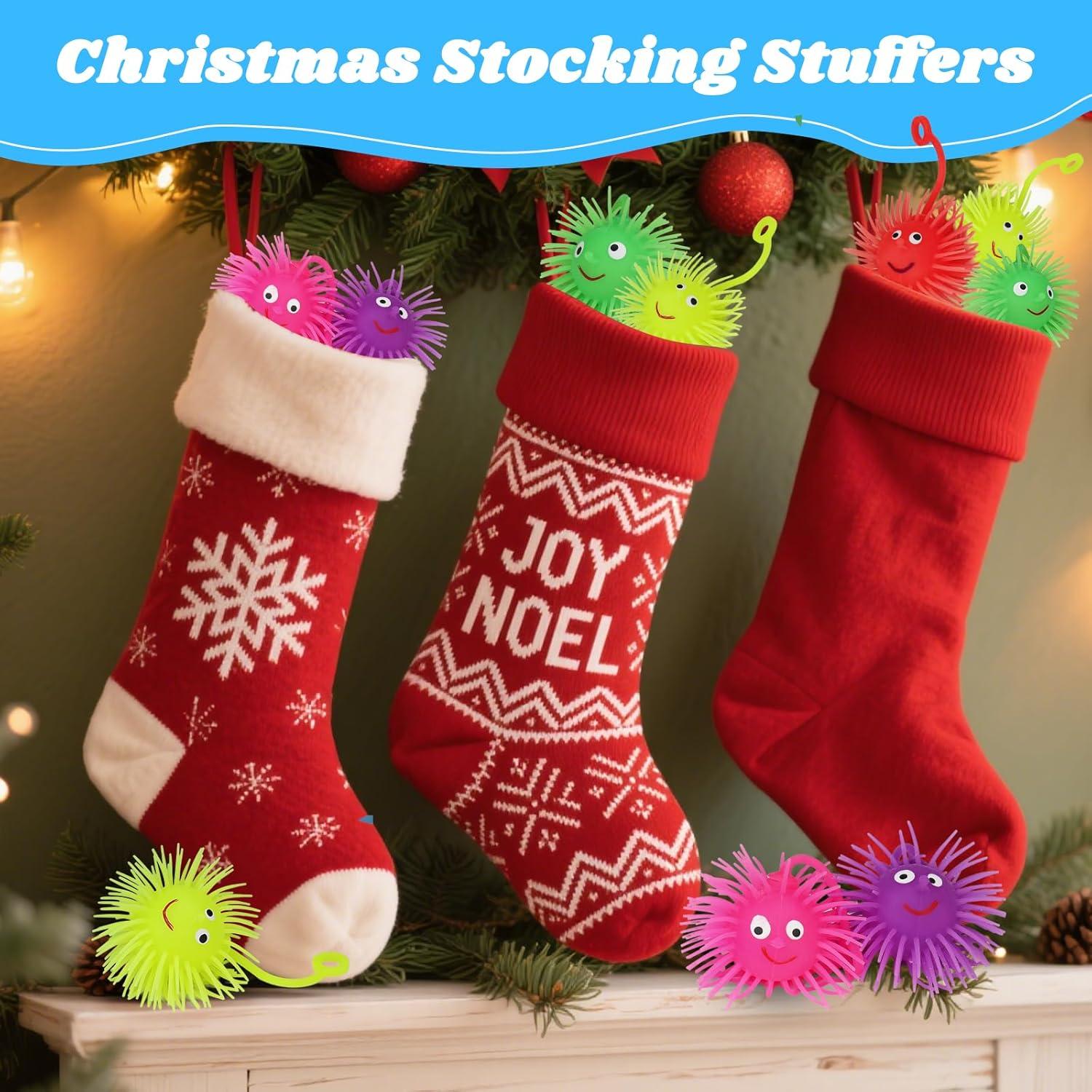 24 Pelotas Puffer LED Brillantes para Niños - Basytodio