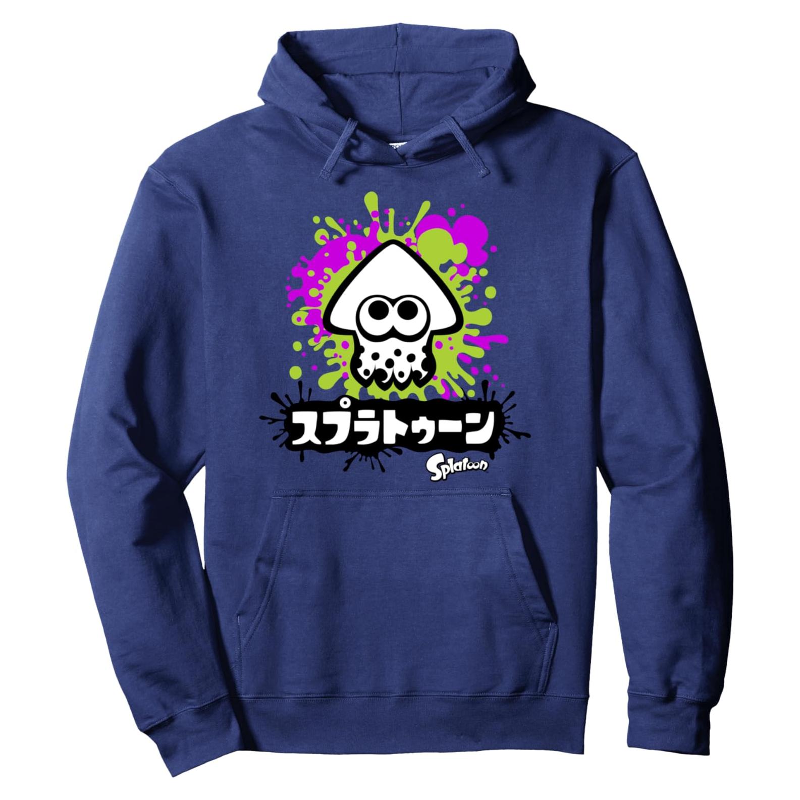 Sudadera con Capucha Gráfica Nintendo Splatoon Inkling Unisex