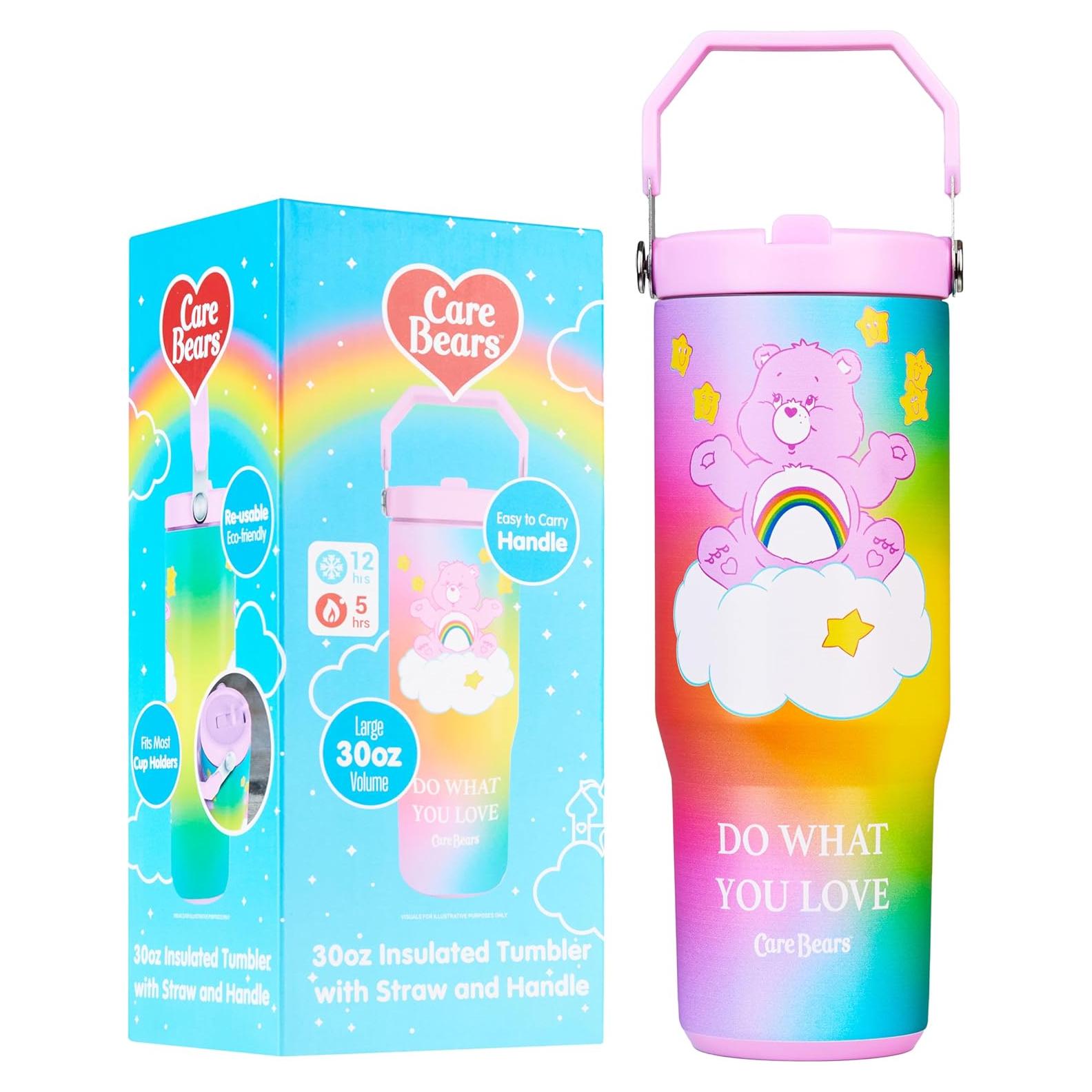 Taza aislada Get Trend Care Bears 850ml con popote y tapa