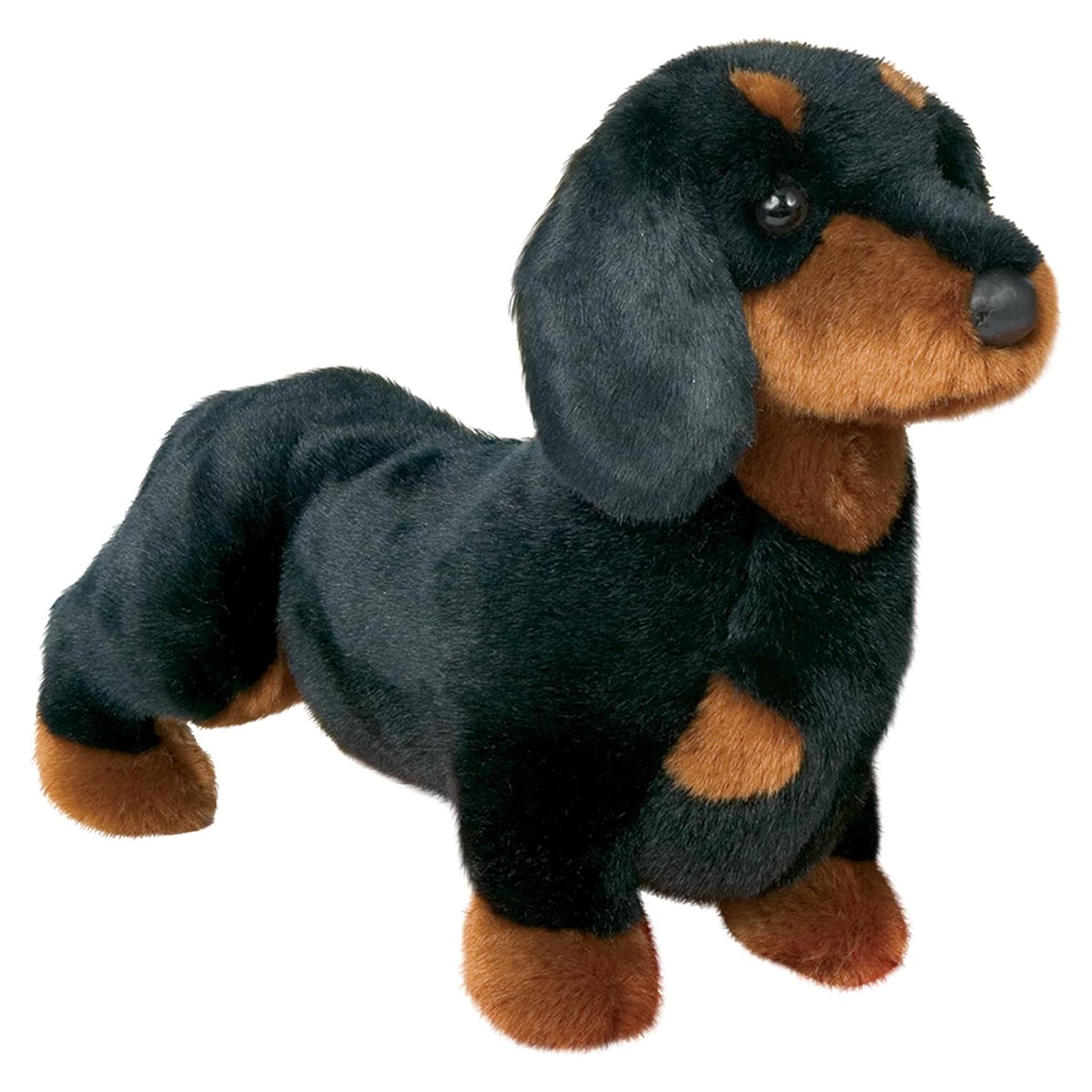 Spats Teckel Peluche Douglas 30 cm Negro y Marrón