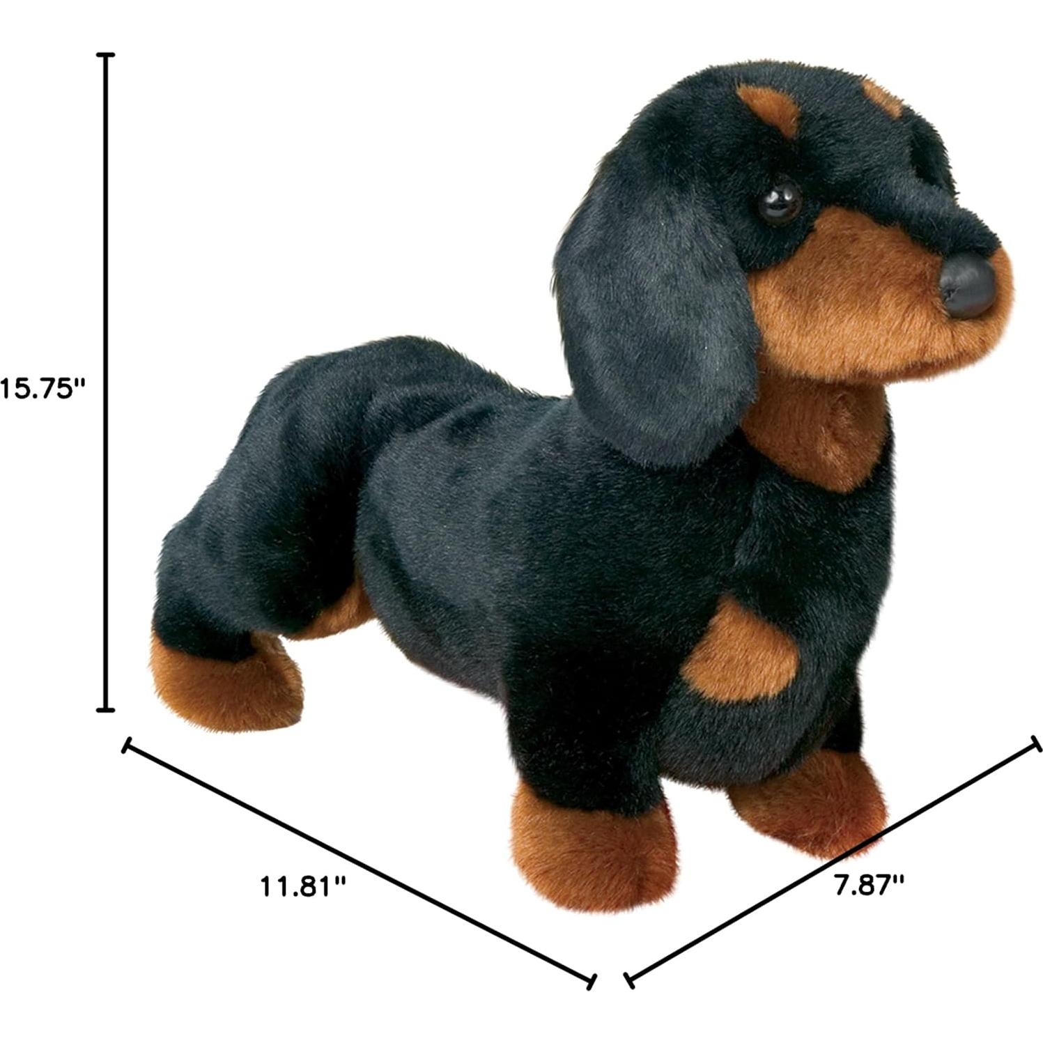 Spats Teckel Peluche Douglas 30 cm Negro y Marrón