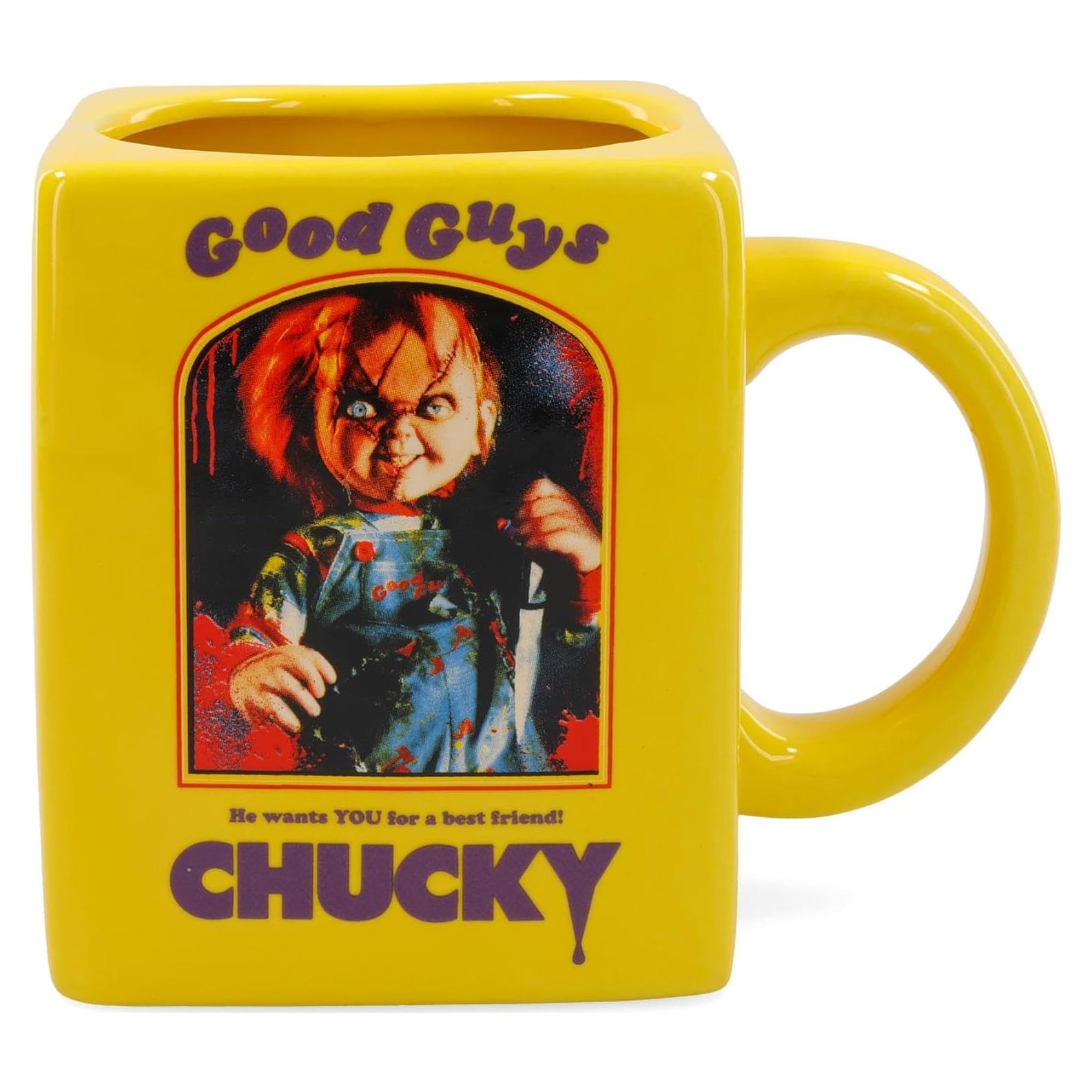 Taza Cerámica Esculpida Chucky Silver Buffalo 590 ml