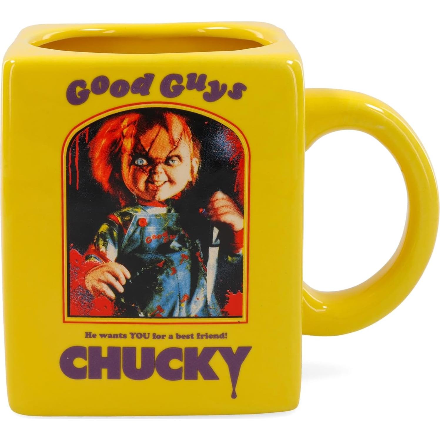 Taza Cerámica Esculpida Chucky Silver Buffalo 590 ml