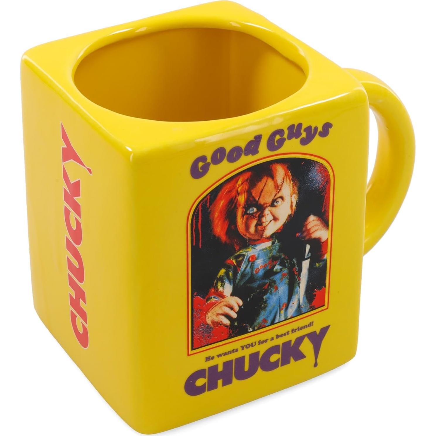 Taza Cerámica Esculpida Chucky Silver Buffalo 590 ml