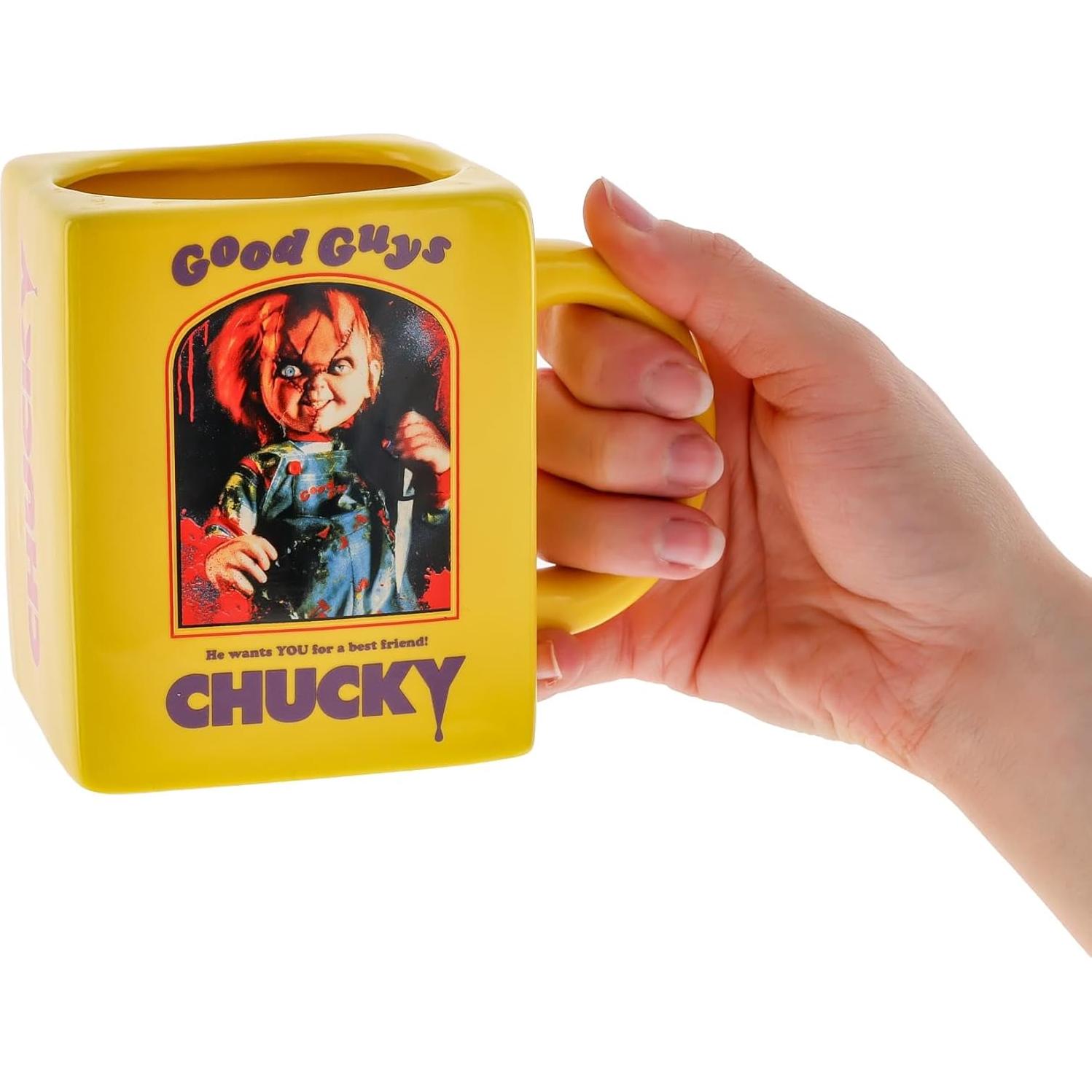 Taza Cerámica Esculpida Chucky Silver Buffalo 590 ml