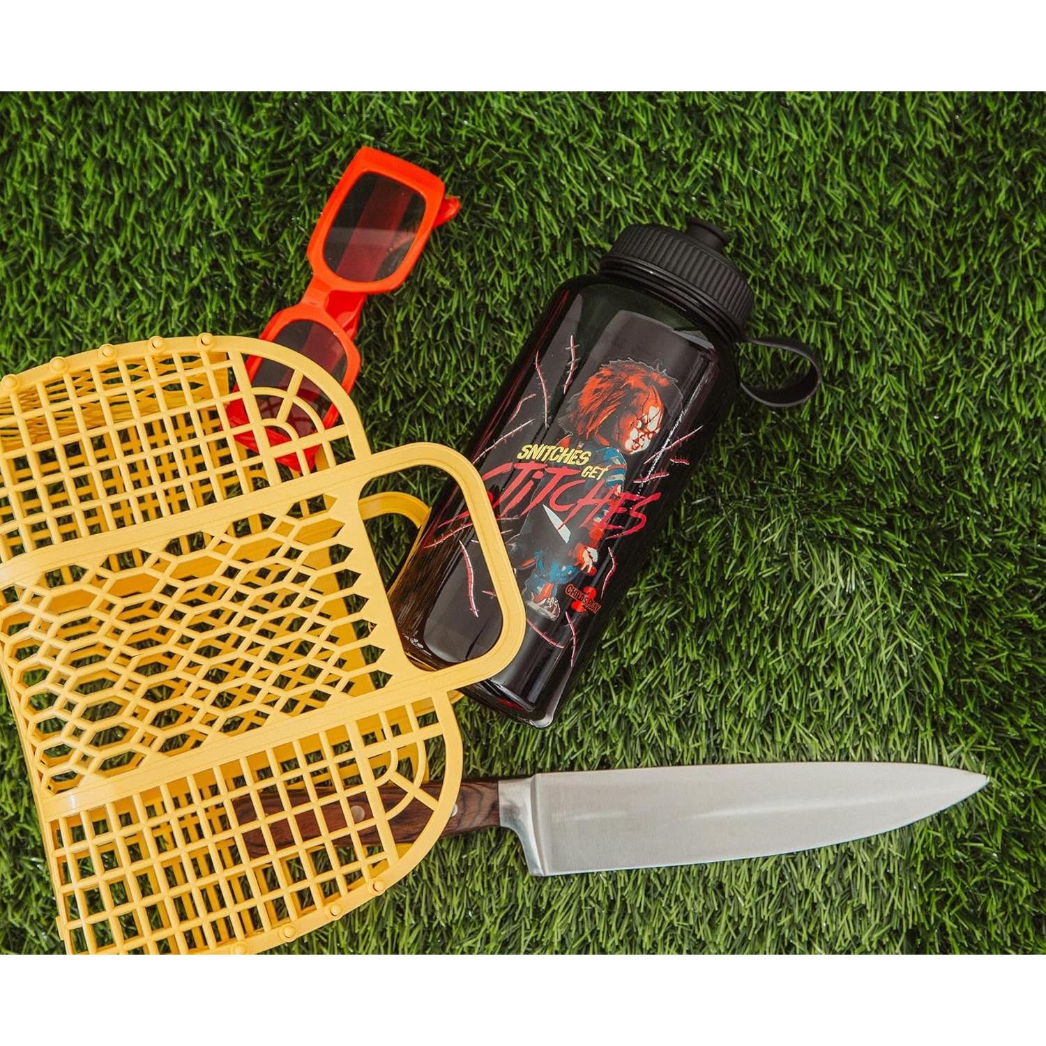 Botella de Agua Chucky Child's Play 2 1007 ml con Tapa Deportiva