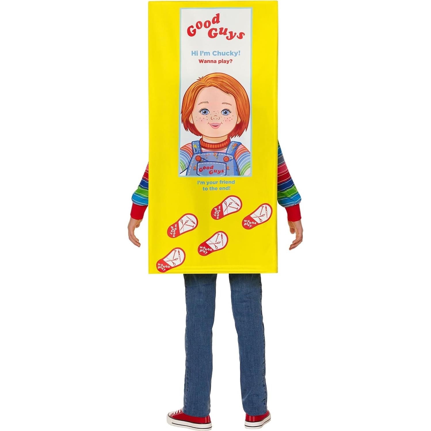 Disfraz de Chucky para niños Spirit Halloween - Camisa y caja
