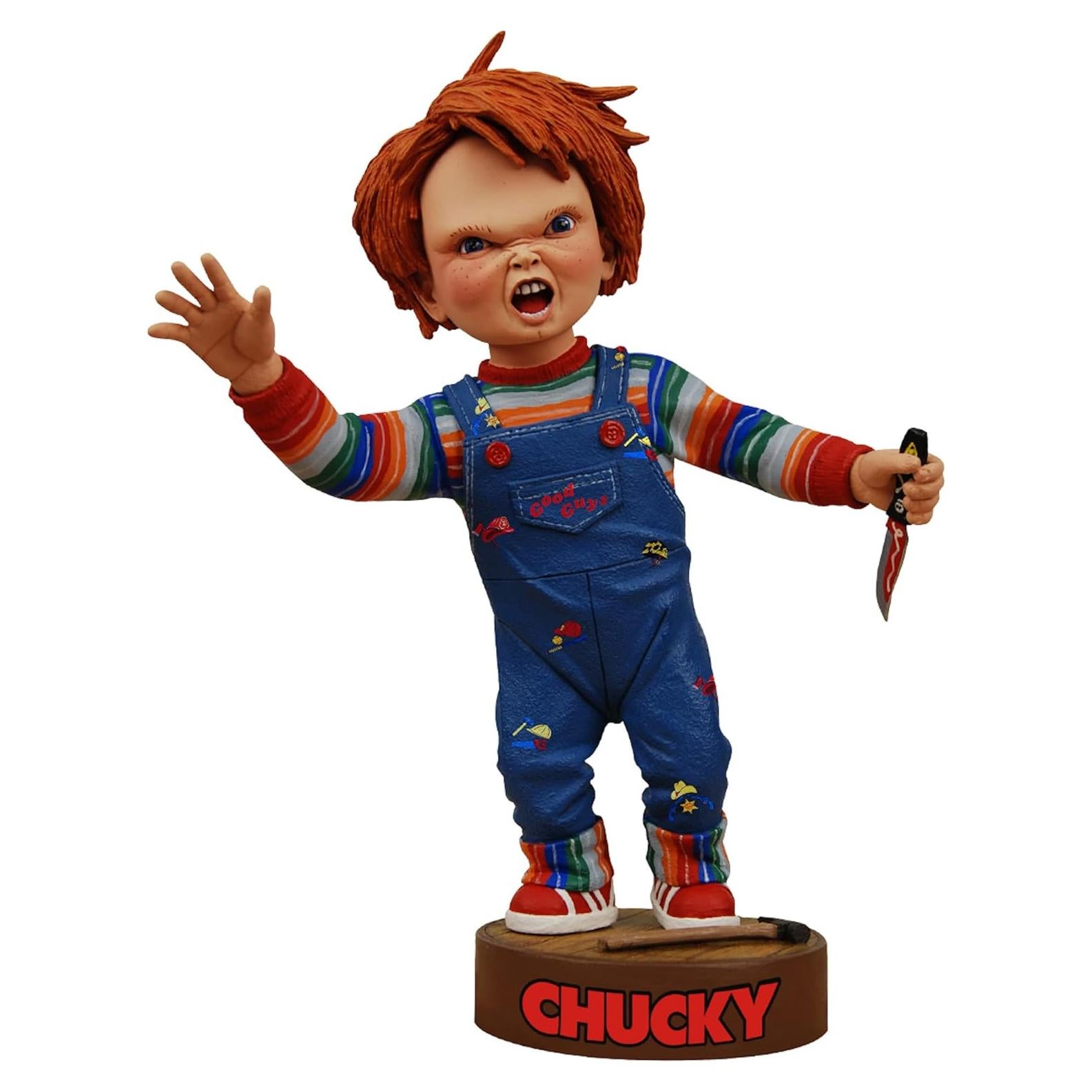 Chucky Cabeza Móvil NECA 18 cm Resina Pintada a Mano
