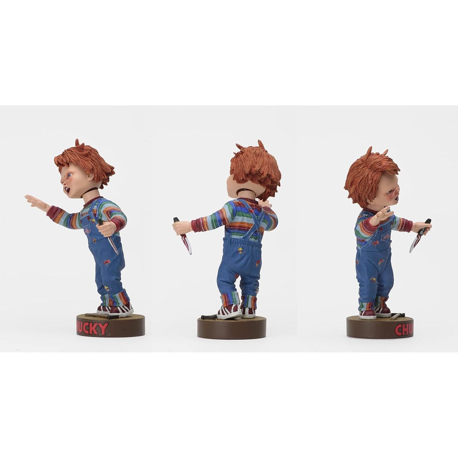 Chucky Cabeza Móvil NECA 18 cm Resina Pintada a Mano