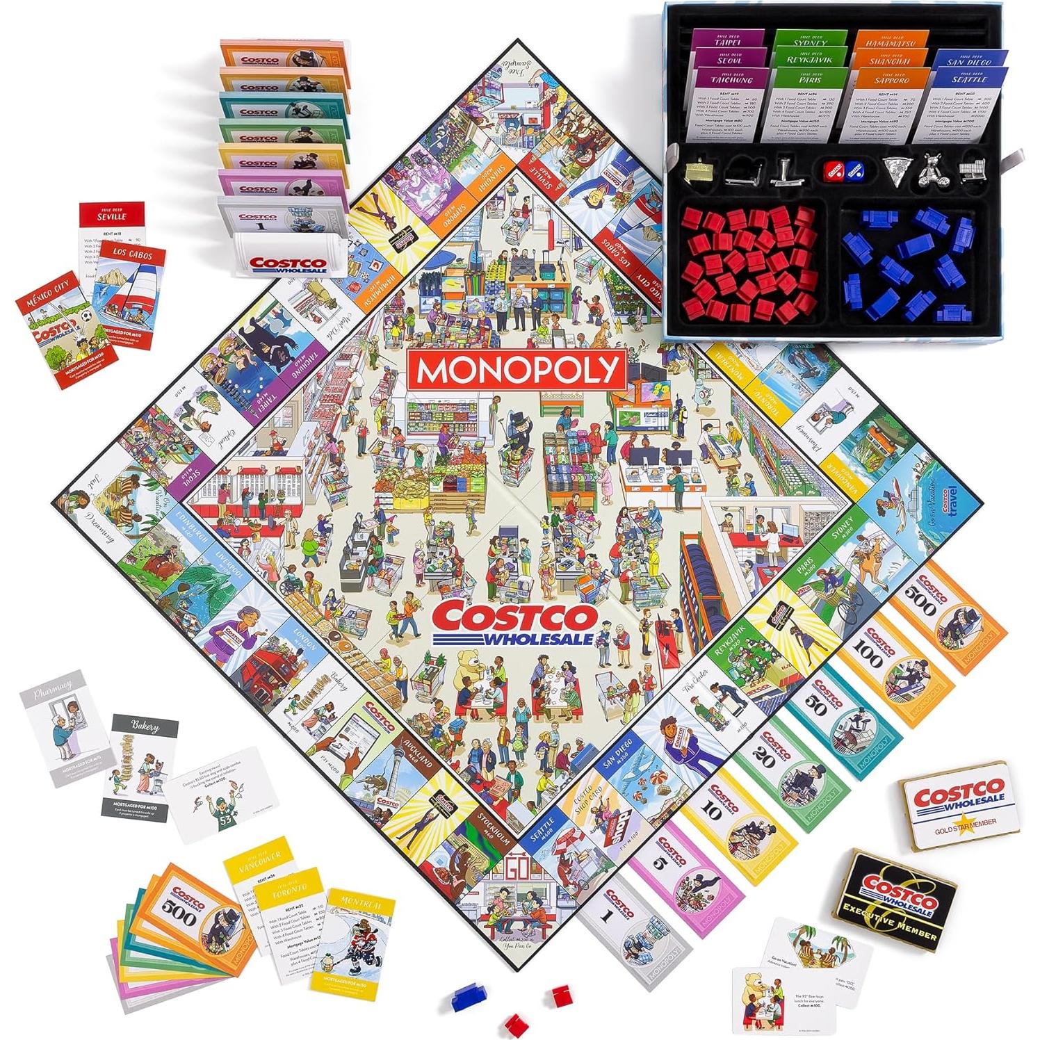 Monopoly Edición Costco WS Game Company - Juego Familiar