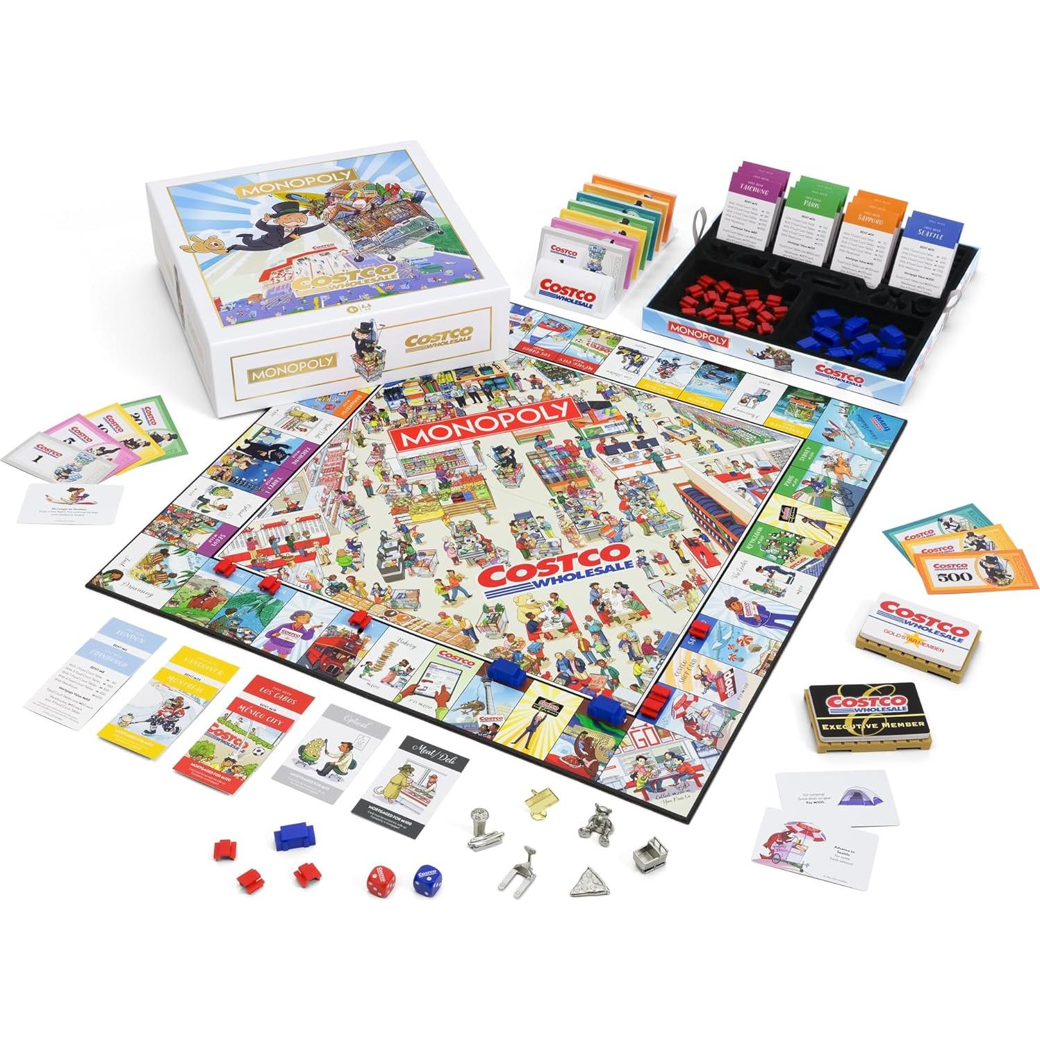 Monopoly Edición Costco WS Game Company - Juego Familiar