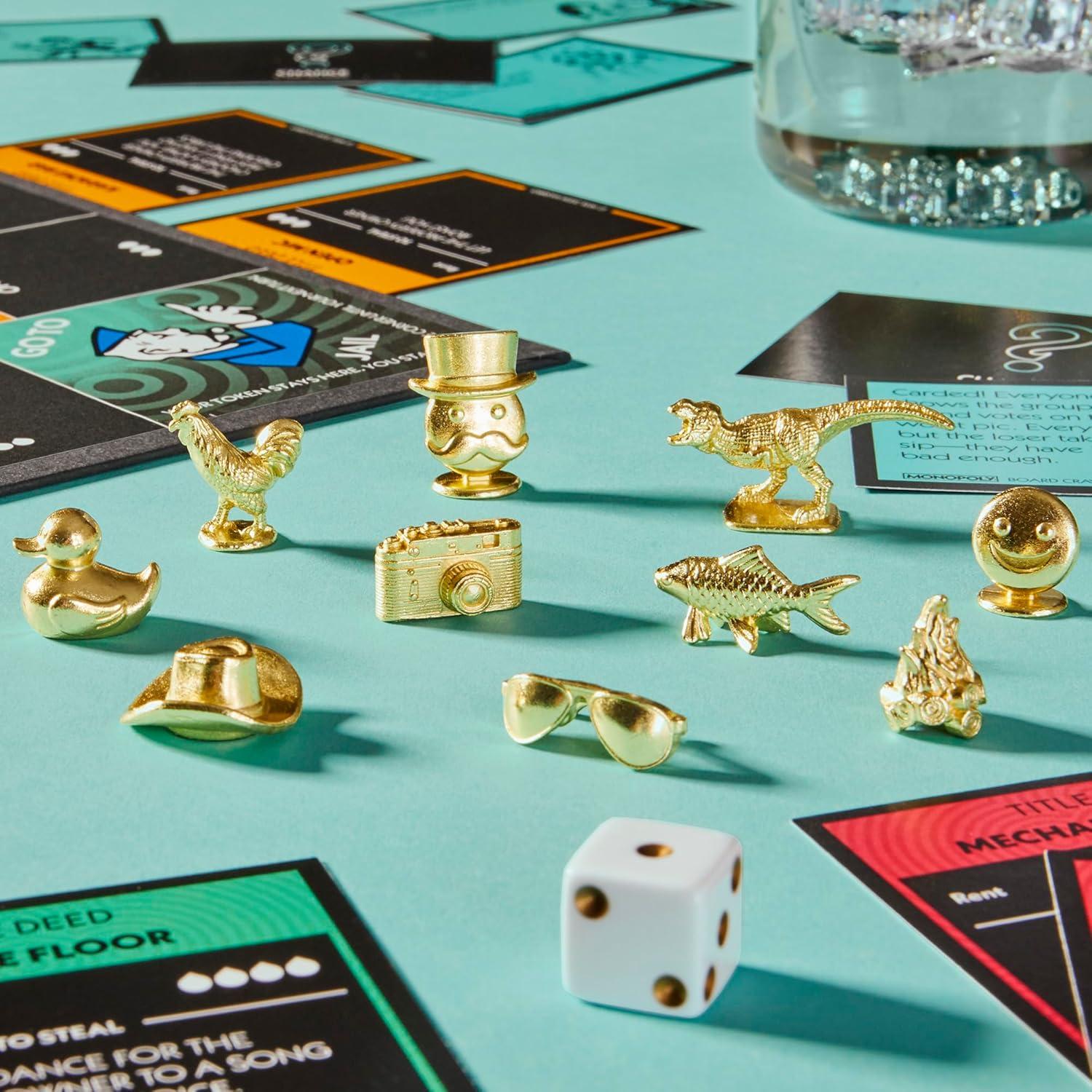 Juego de Beber Monopoly Hasbro para Adultos 21+ 2-10 Jugadores