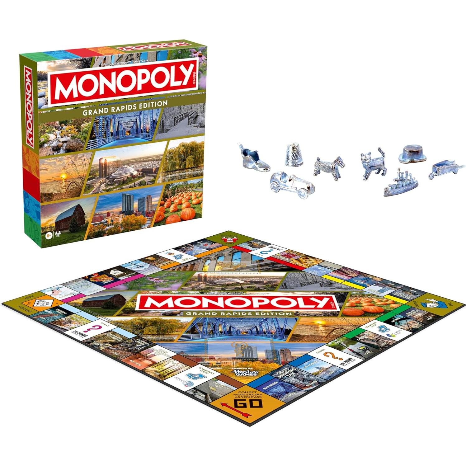 Juego de Mesa Monopoly Grand Rapids, MI - 2-6 Jugadores