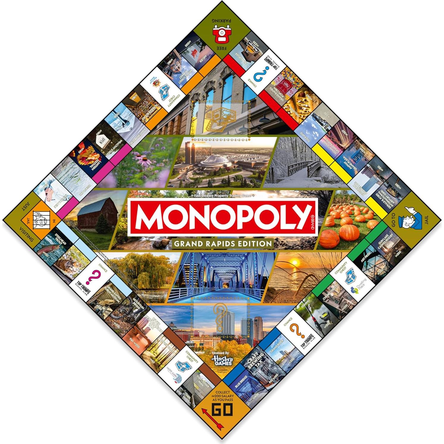 Juego de Mesa Monopoly Grand Rapids, MI - 2-6 Jugadores