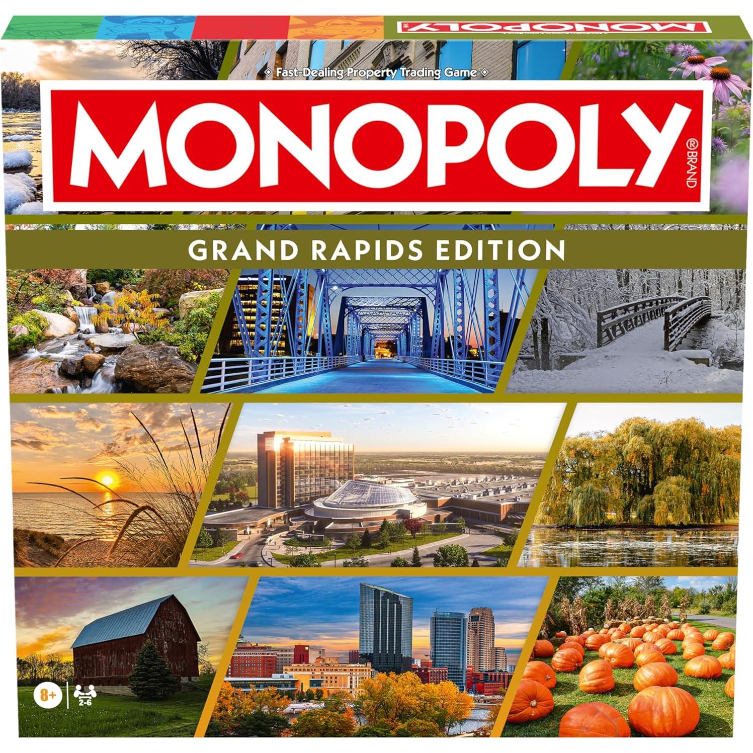 Juego de Mesa Monopoly Grand Rapids, MI - 2-6 Jugadores