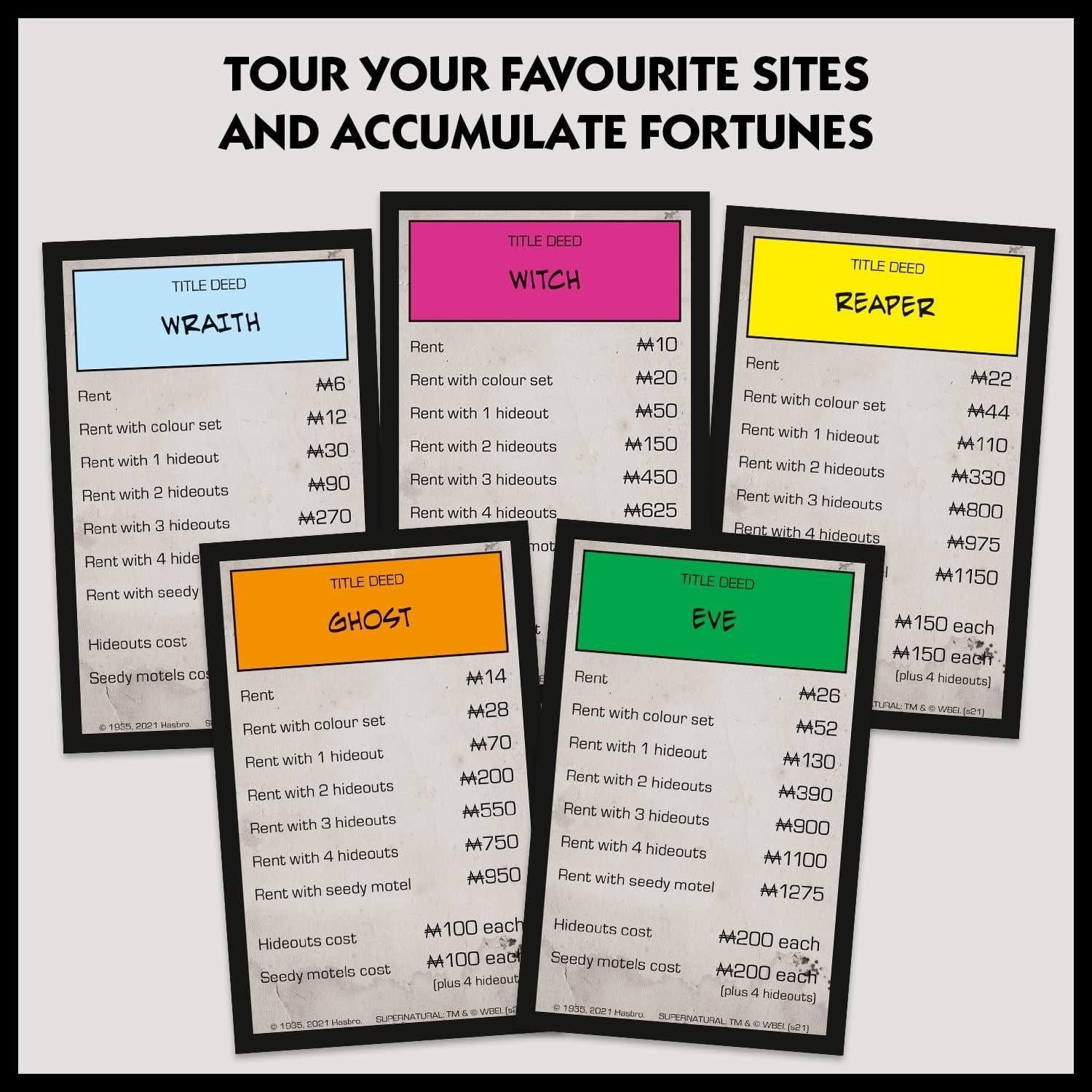Juego de Mesa Monopoly Sobrenatural Winning Moves 0.94kg