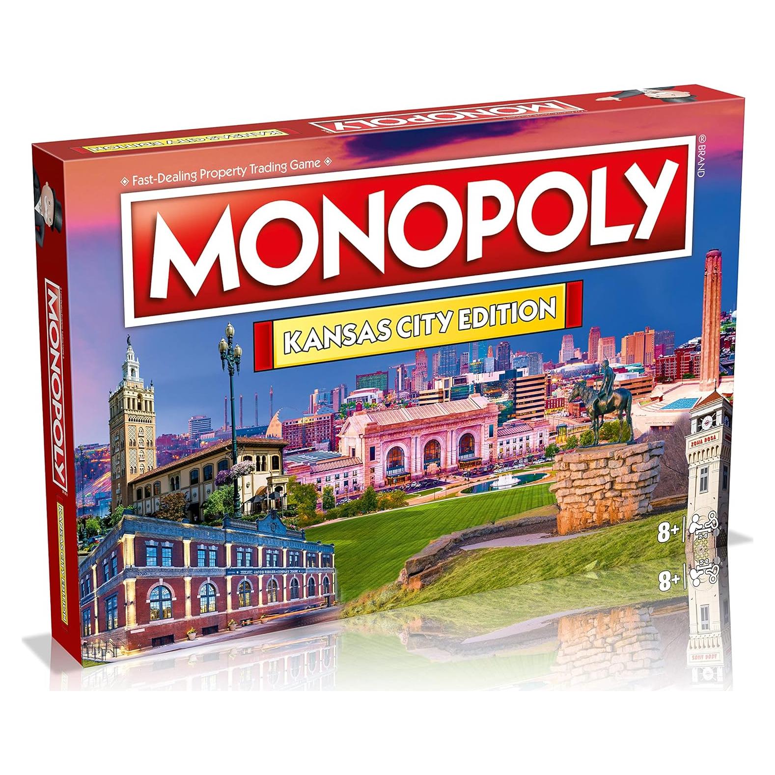Monopoly Edición Kansas City - Juego de Mesa para 2-6 Jugadores