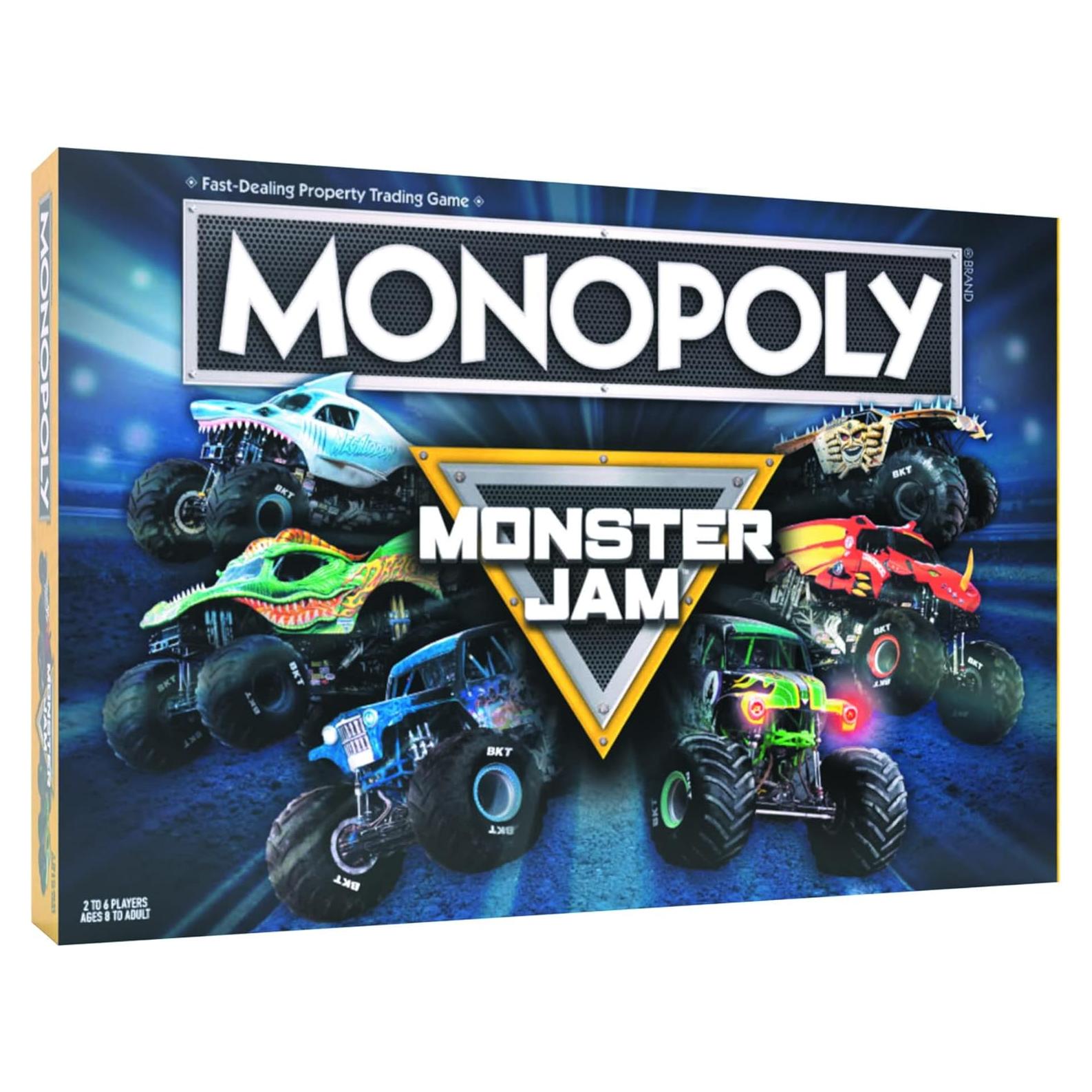 Monopoly Monster Jam USAopoly - Juego de Mesa Coleccionable