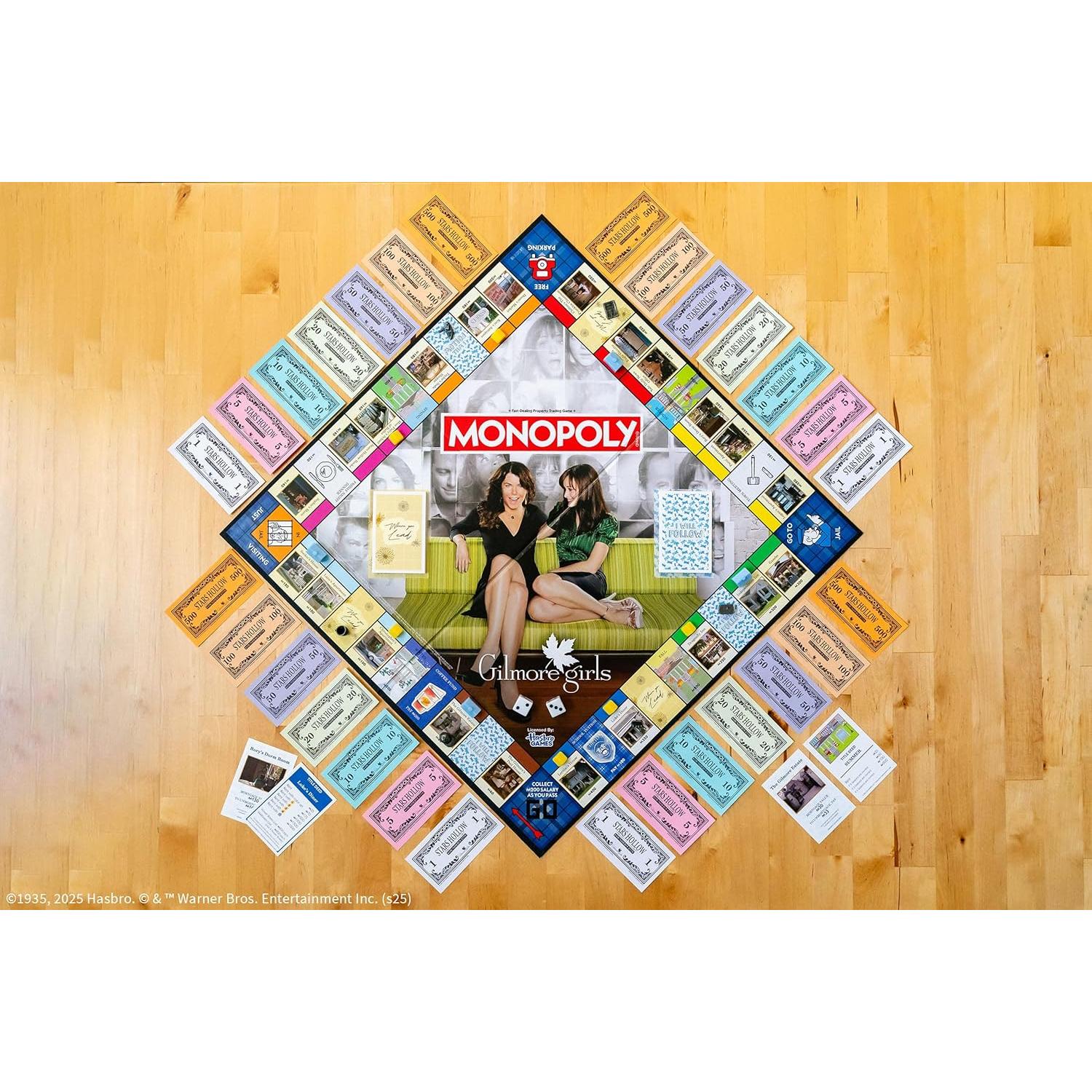 Monopoly Chicas Gilmore USAopoly Juego de Mesa Familiar