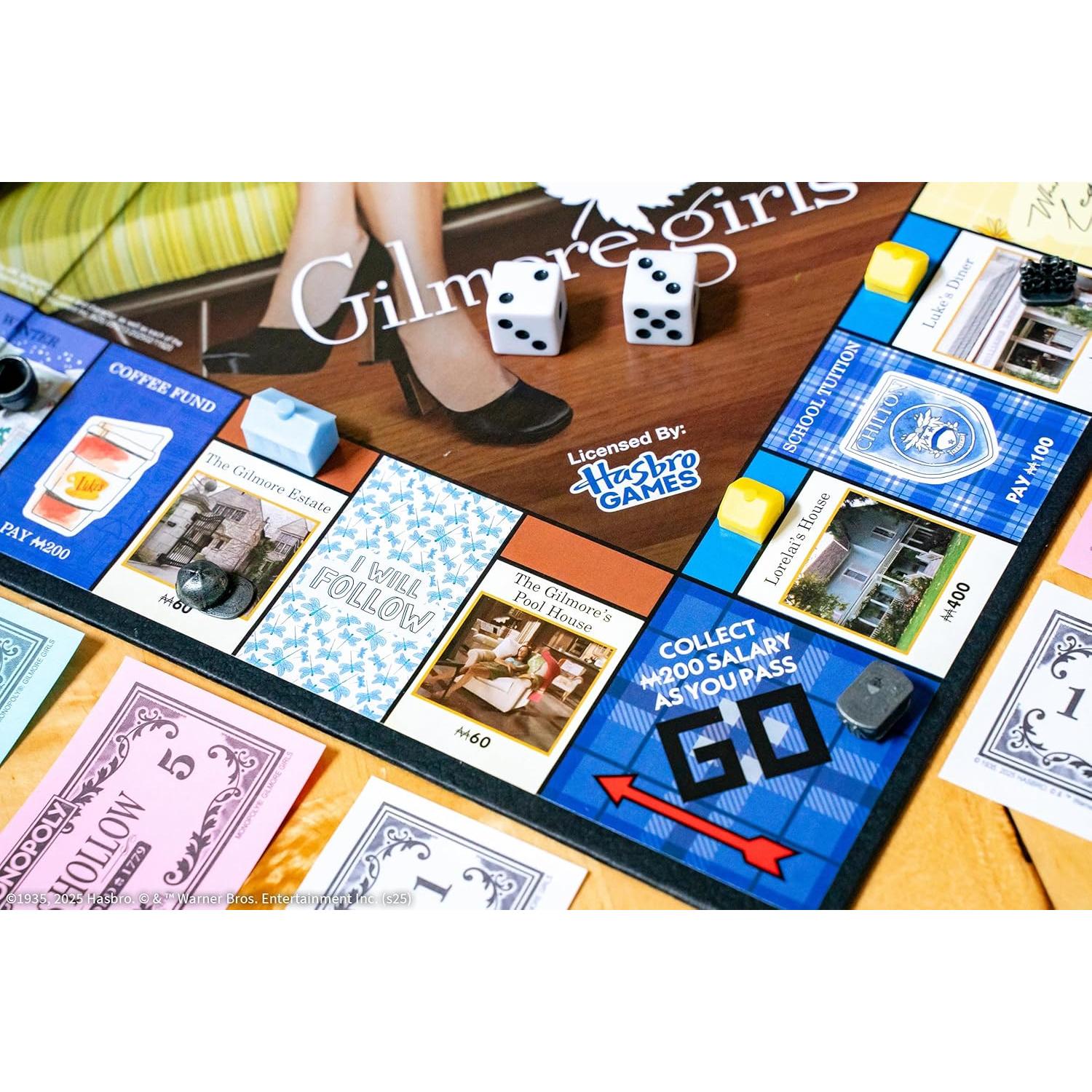 Monopoly Chicas Gilmore USAopoly Juego de Mesa Familiar