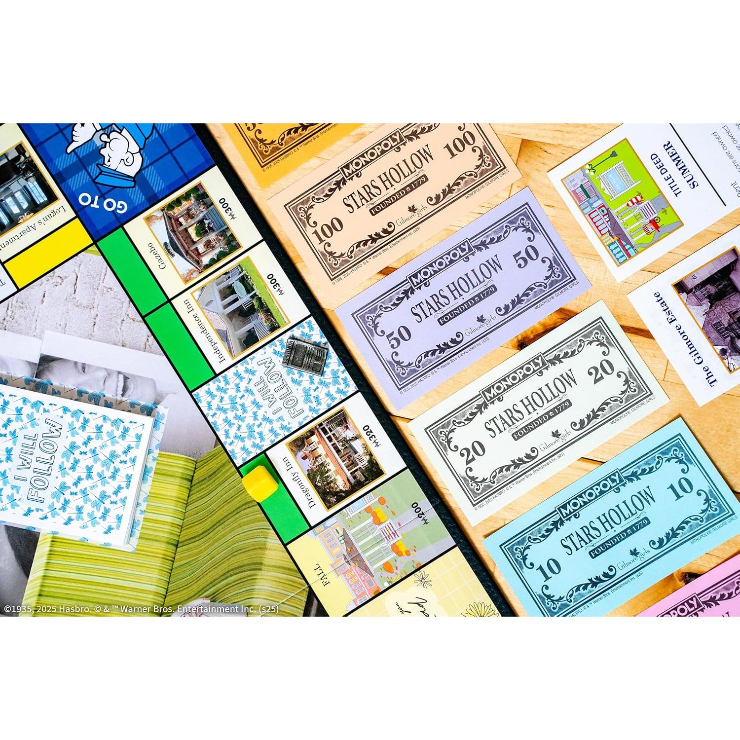 Monopoly Chicas Gilmore USAopoly Juego de Mesa Familiar