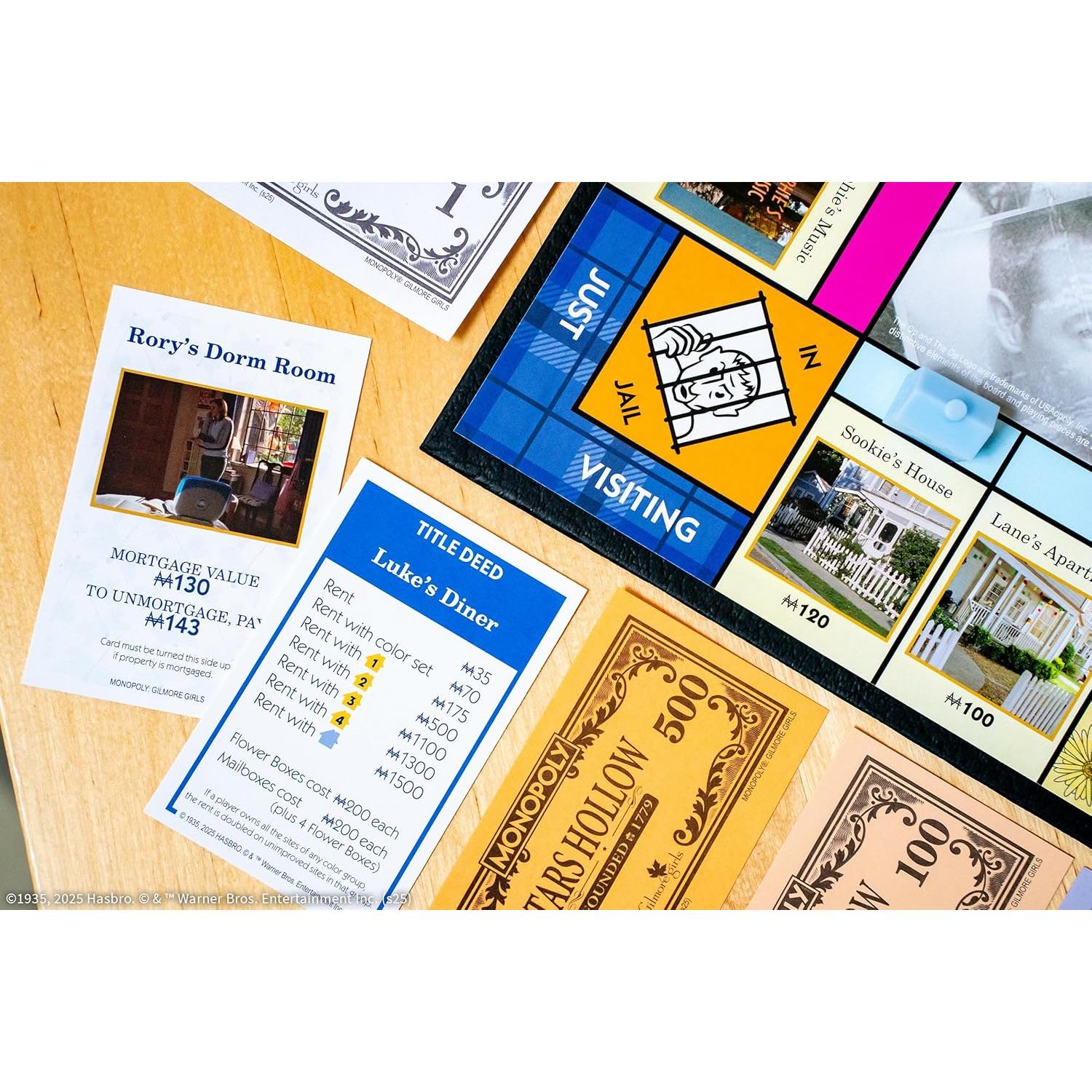 Monopoly Chicas Gilmore USAopoly Juego de Mesa Familiar