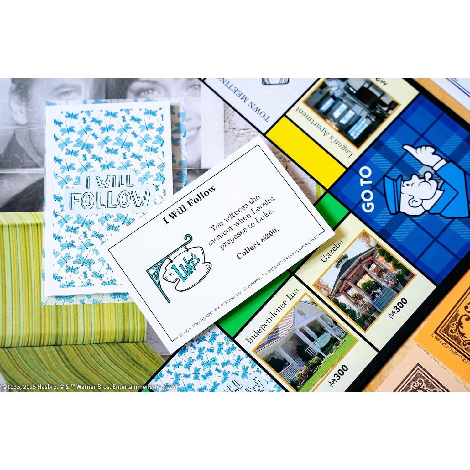 Monopoly Chicas Gilmore USAopoly Juego de Mesa Familiar