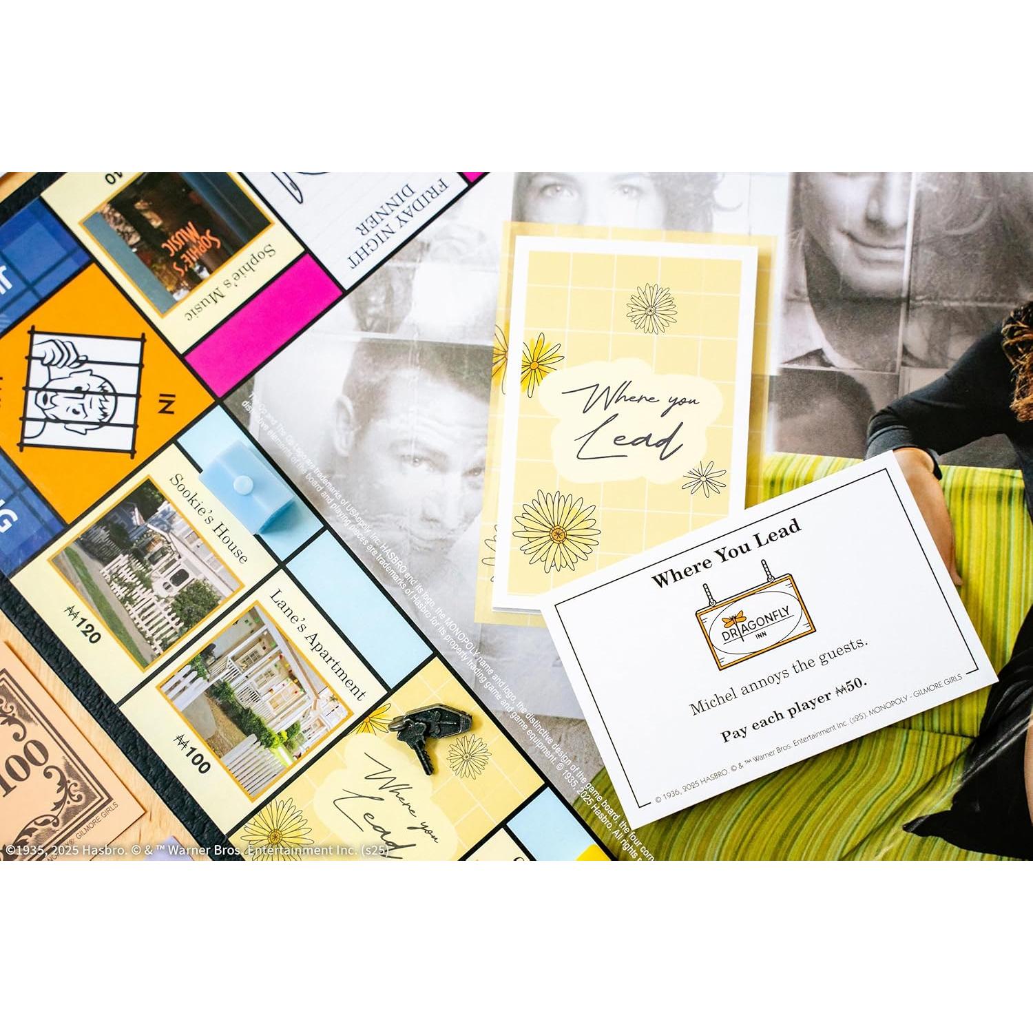 Monopoly Chicas Gilmore USAopoly Juego de Mesa Familiar