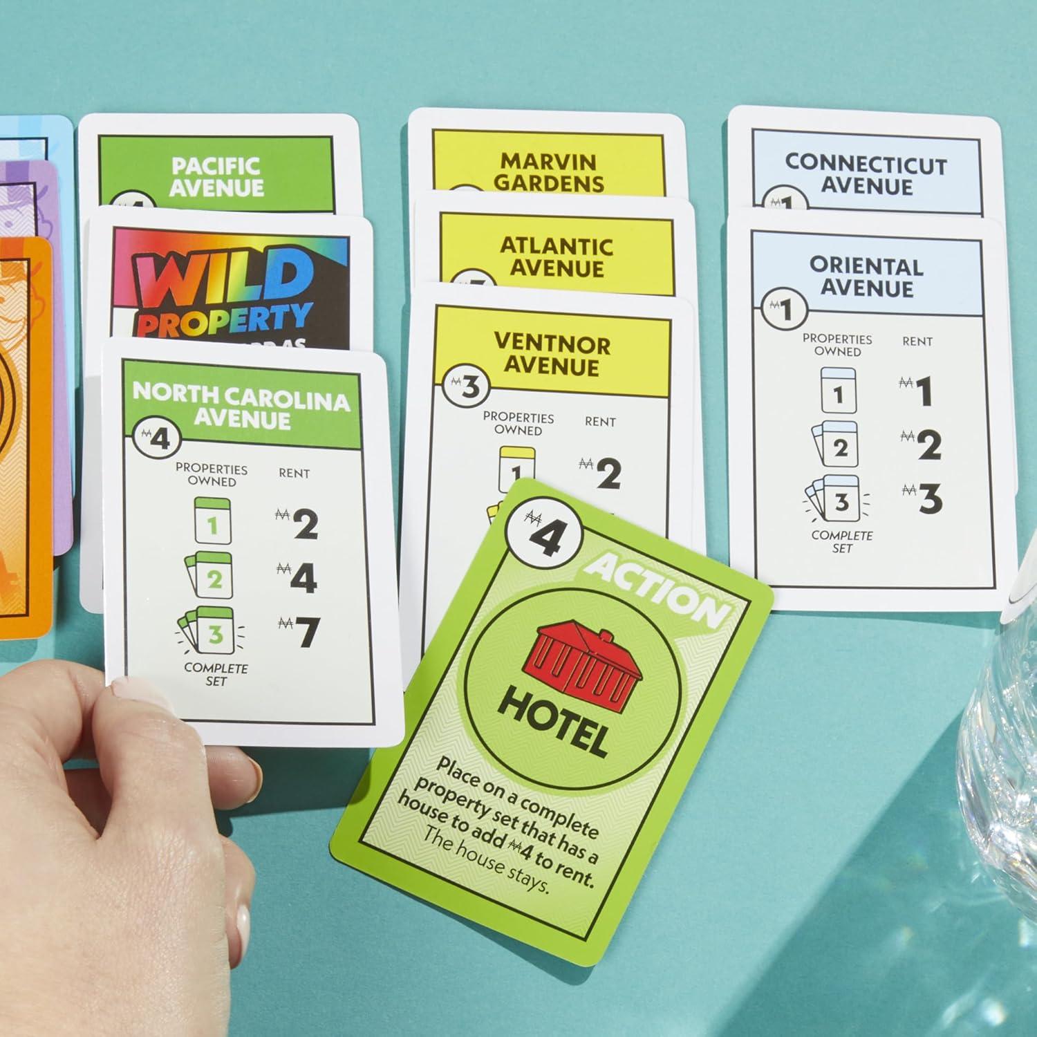 Juego de Cartas Monopoly Deal Hasbro - Rápido y Divertido