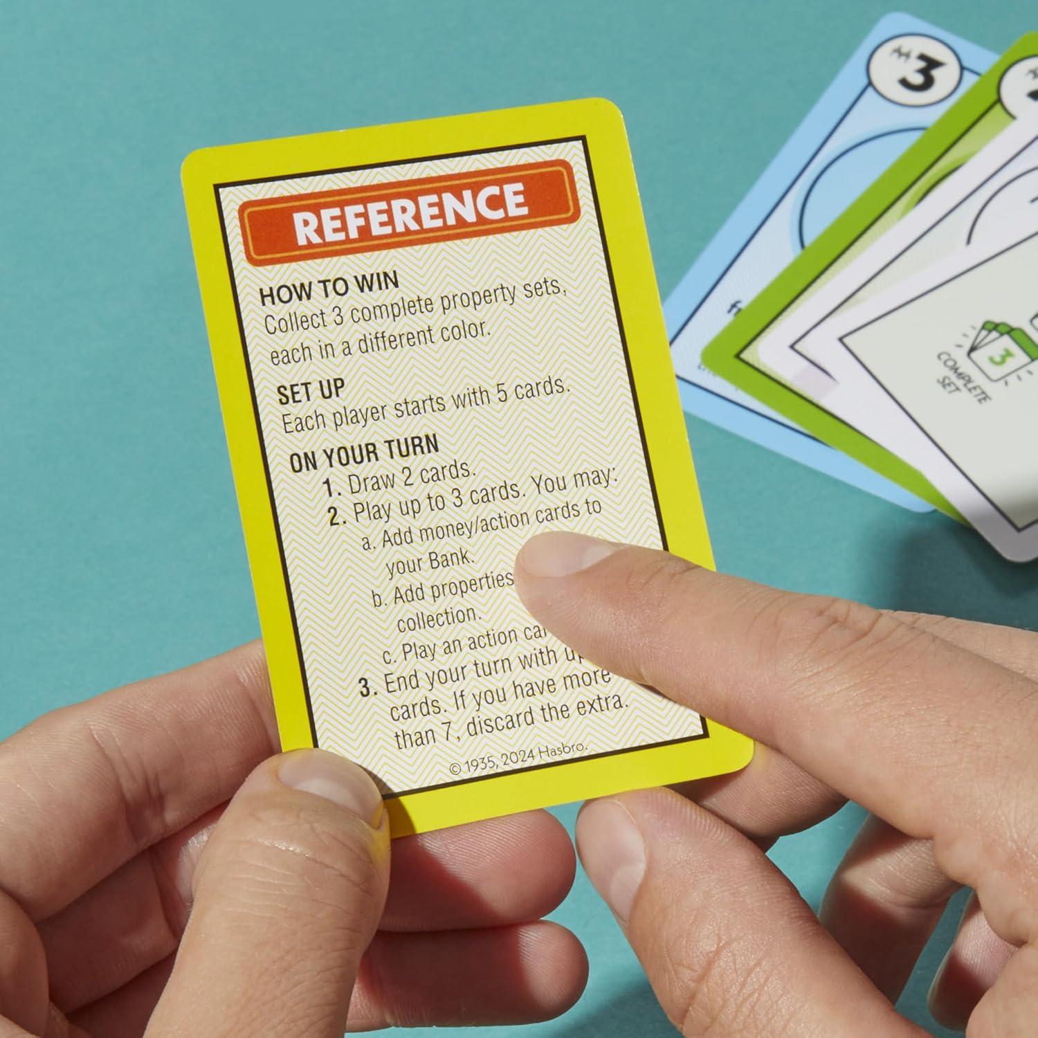 Juego de Cartas Monopoly Deal Hasbro - Rápido y Divertido