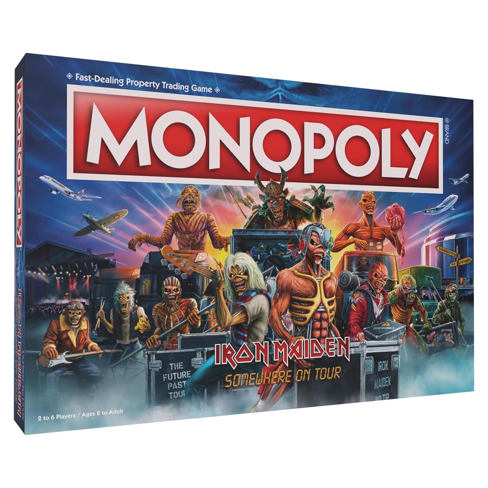 Monopoly Iron Maiden | Juego Coleccionable Oficial 2-6 Jugadores