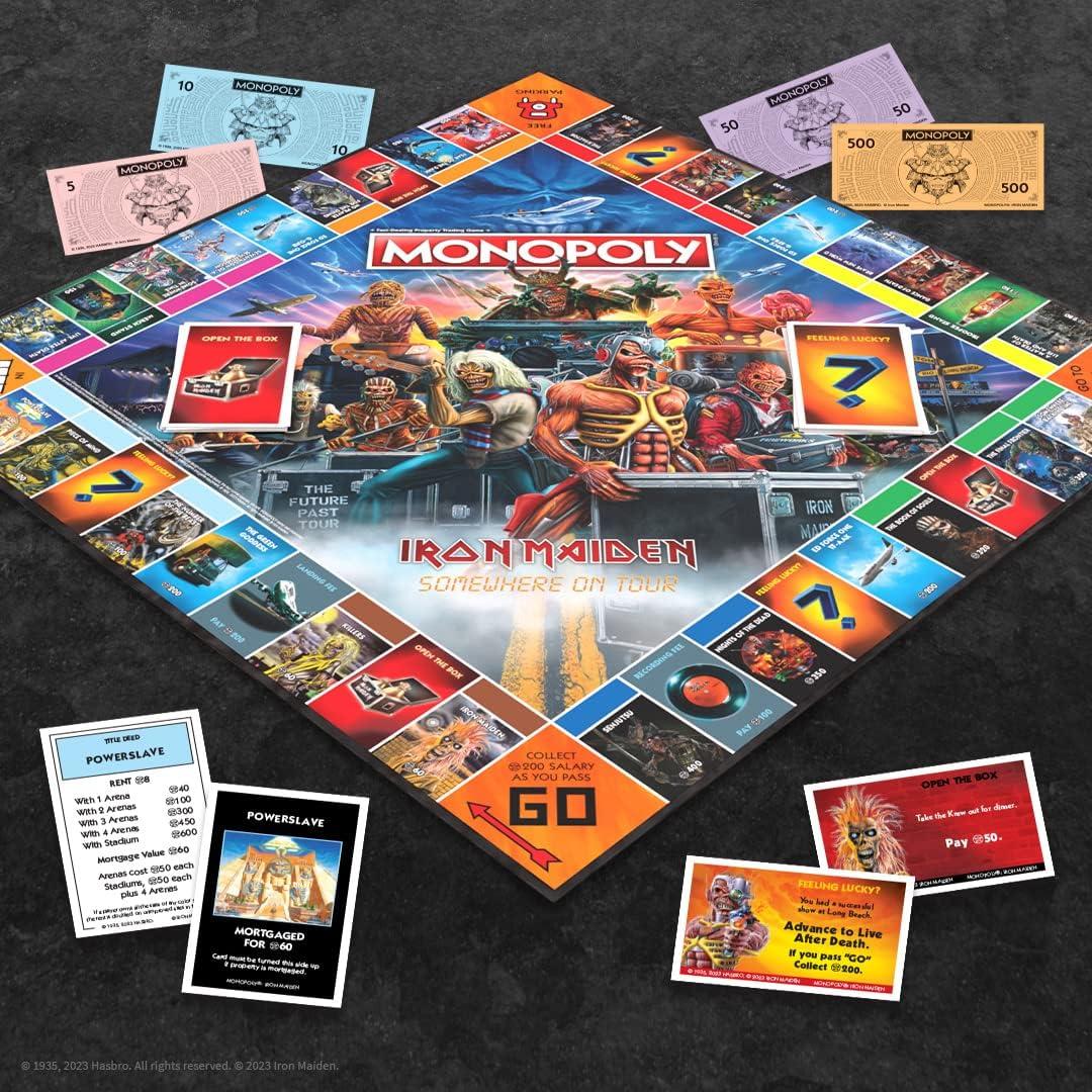 Monopoly Iron Maiden | Juego Coleccionable Oficial 2-6 Jugadores