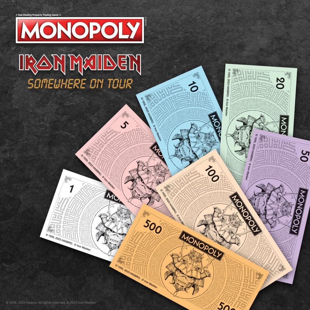 Monopoly Iron Maiden | Juego Coleccionable Oficial 2-6 Jugadores