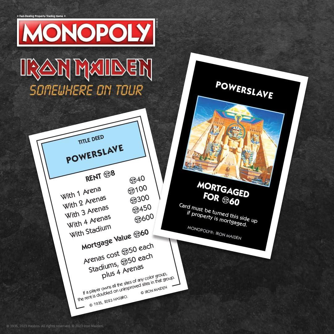 Monopoly Iron Maiden | Juego Coleccionable Oficial 2-6 Jugadores