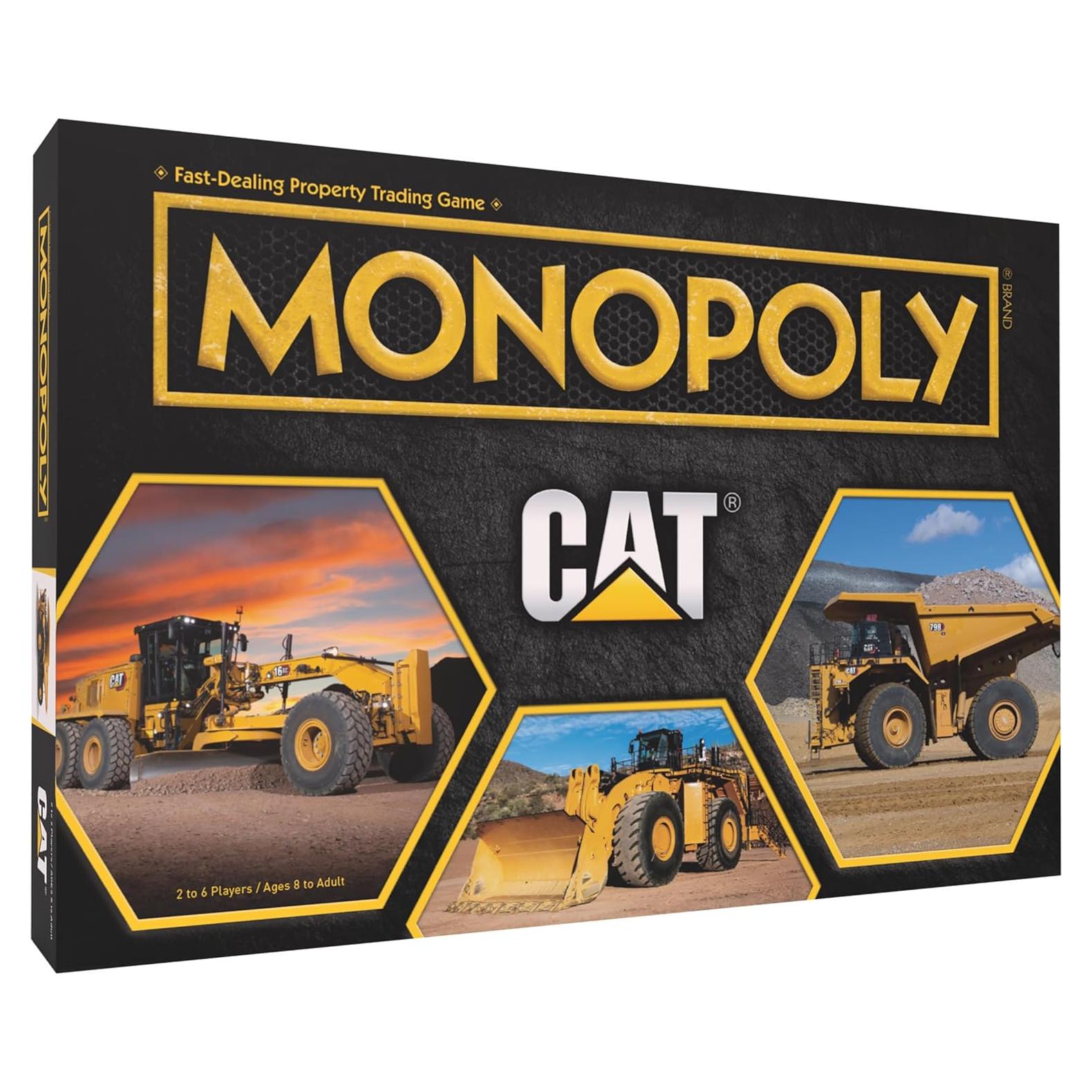 Monopoly Caterpillar | Juego de Mesa para 2-6 Jugadores
