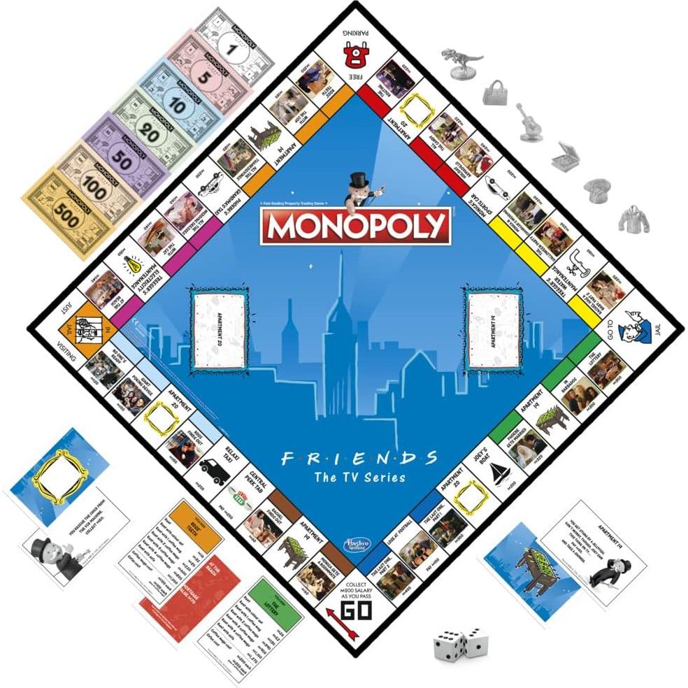 Monopoly Amigos Edición Hasbro 0.58 kg 8+ años