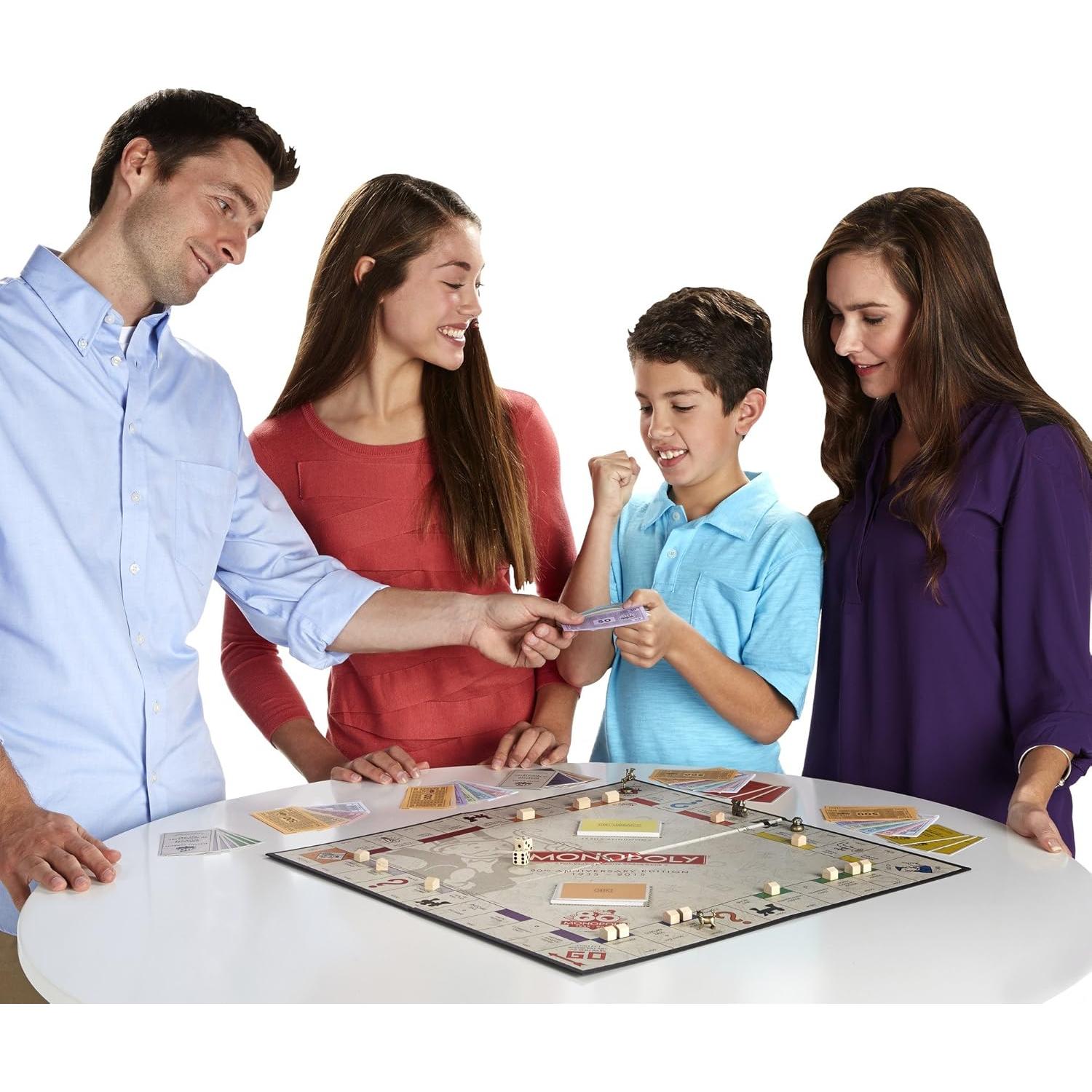 Juego de Monopoly 80 Aniversario - Hasbro - 2.01x15.75x10.51 cm