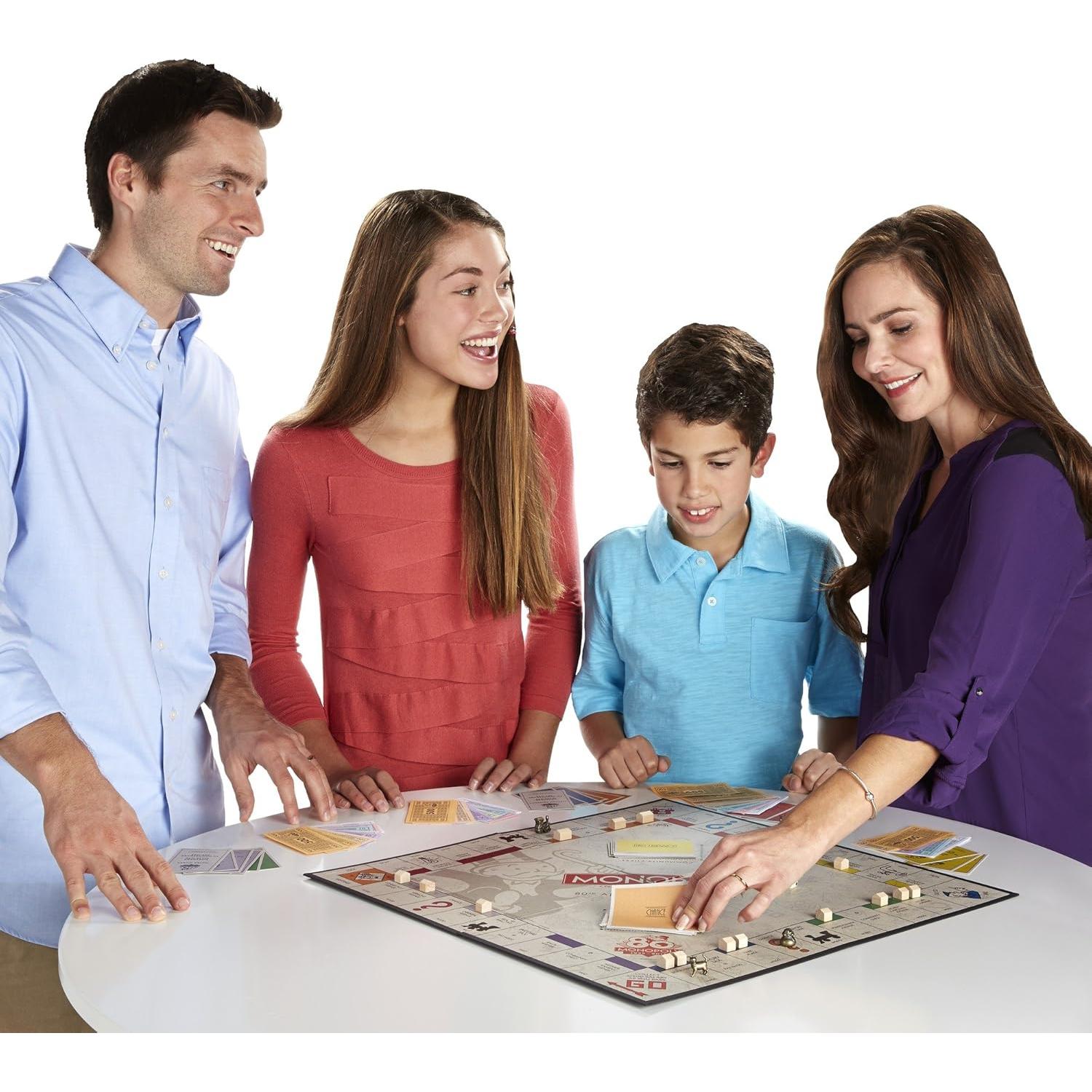 Juego de Monopoly 80 Aniversario - Hasbro - 2.01x15.75x10.51 cm