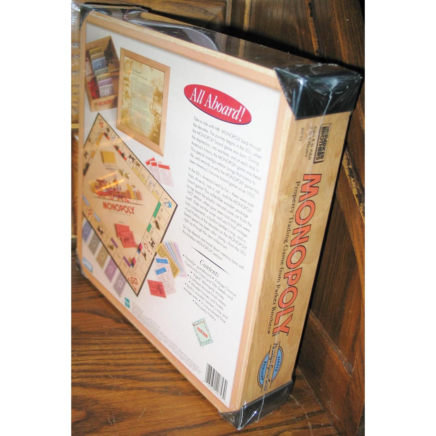 Monopoly Nostalgia Edición Especial Hasbro - Juego de Mesa Vintage