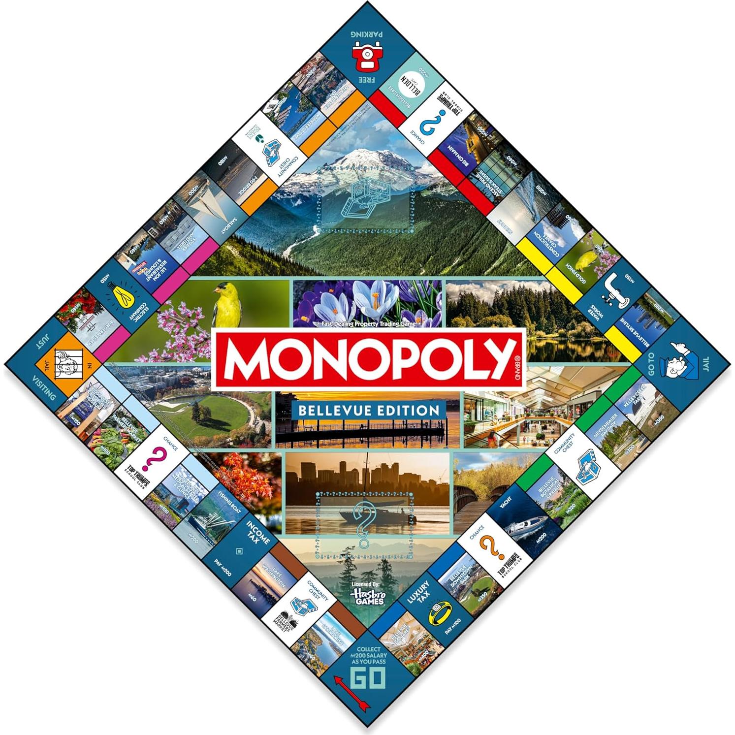 Juego de Mesa Monopoly Bellevue, WA - 2-6 Jugadores