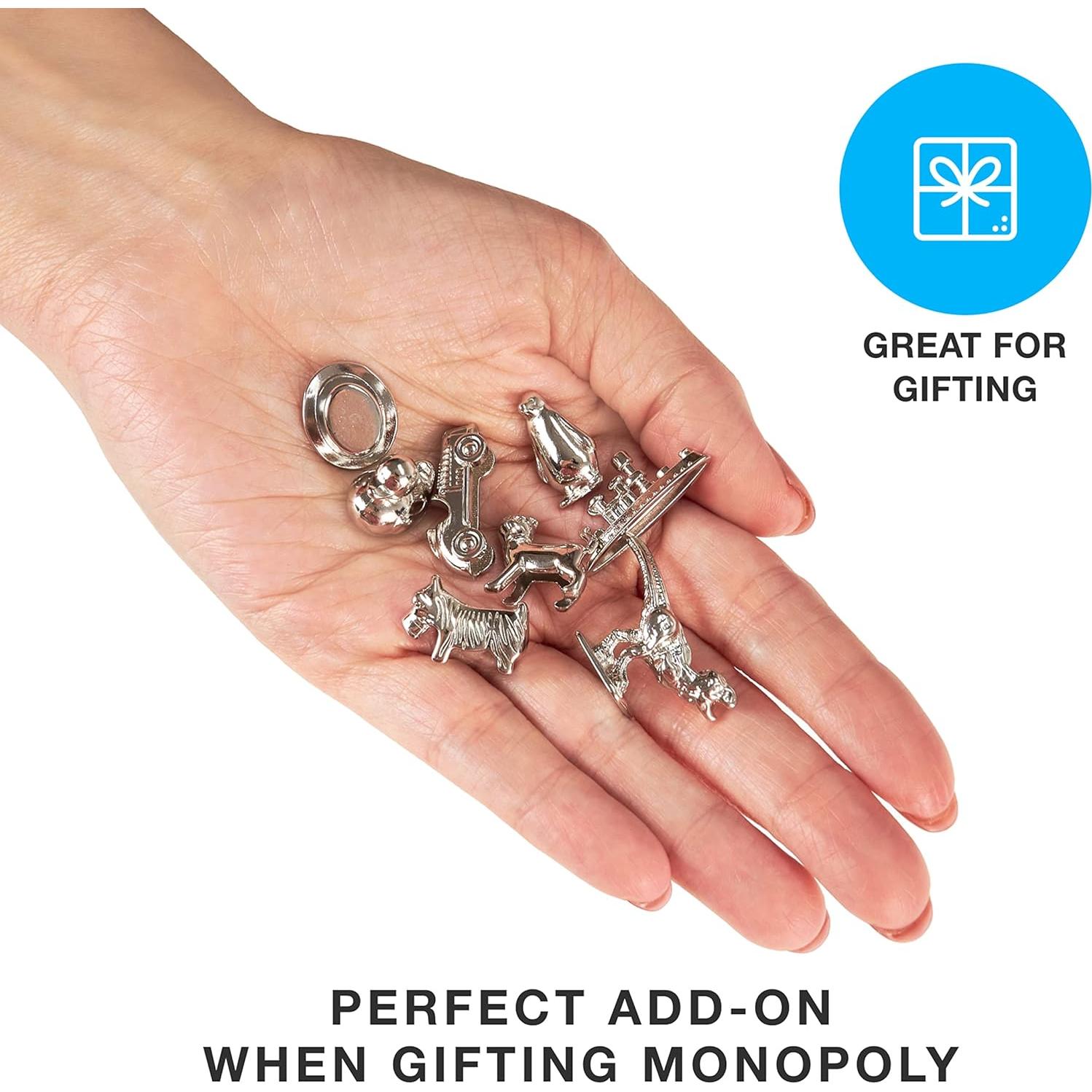 Paquete de 8 Fichas de Repuesto Monopoly - Metal - Clásicas y Nuevas