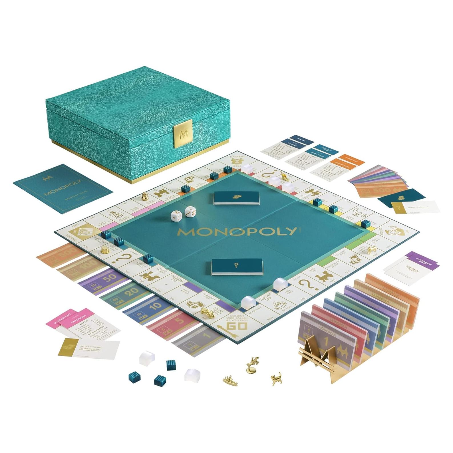 Monopoly Edición Del Mar Shagreen WS Game Company - Juego de Mesa