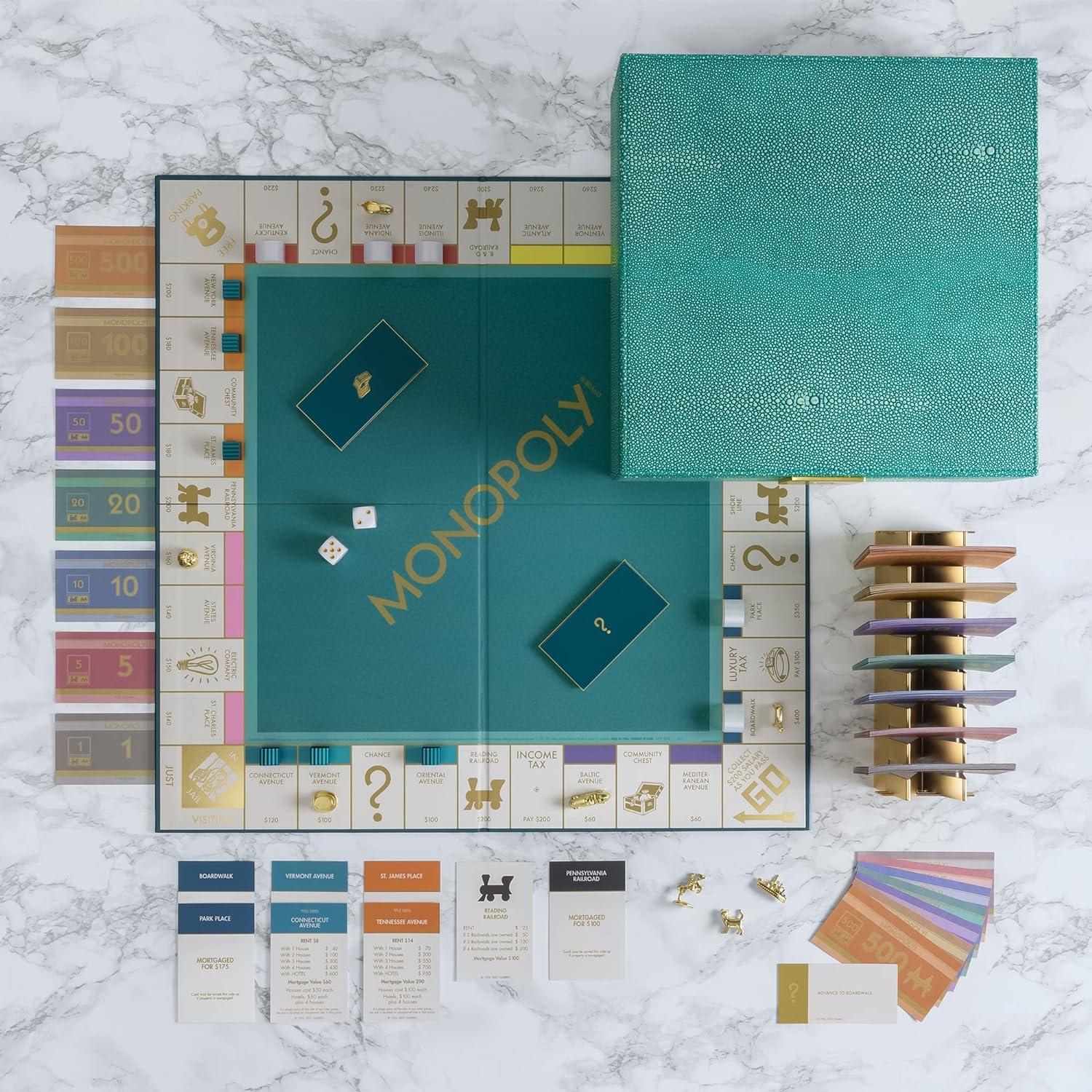 Monopoly Edición Del Mar Shagreen WS Game Company - Juego de Mesa