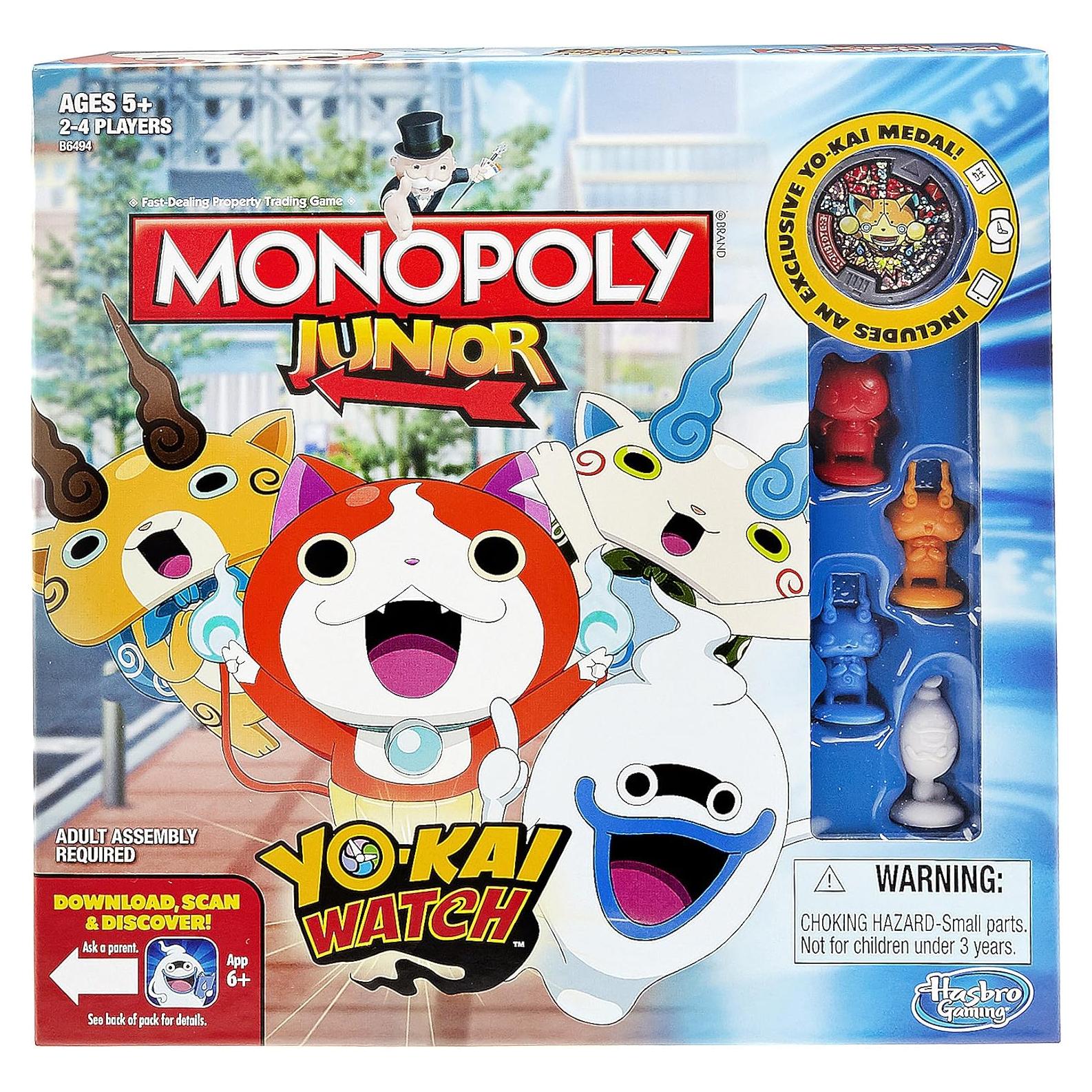 Monopoly Junior Hasbro Yo-kai Watch - Juego de Mesa para Niños