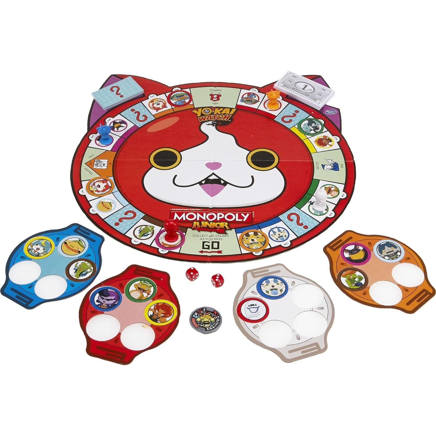 Monopoly Junior Hasbro Yo-kai Watch - Juego de Mesa para Niños