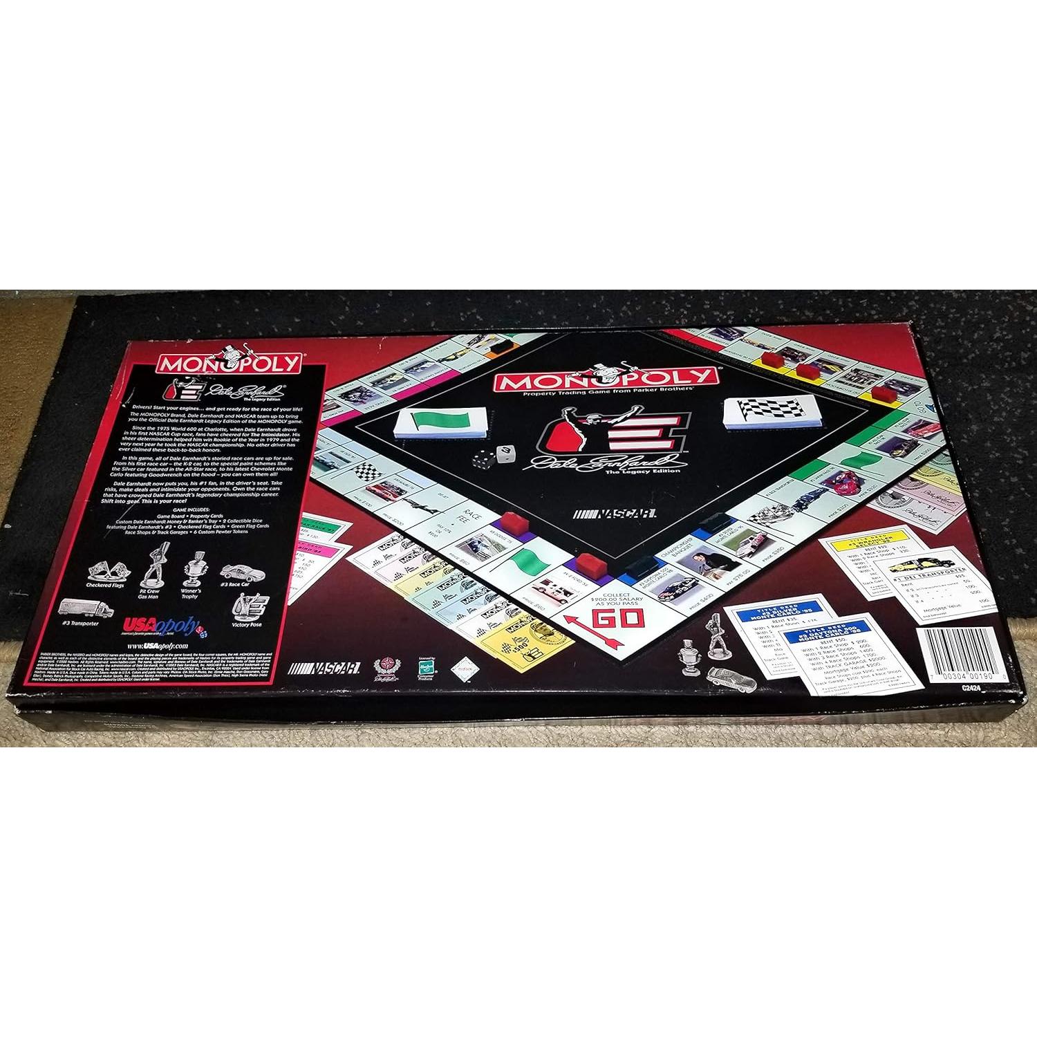 Juego de Monopoly Legado de Dale Earnhardt - Nuevo