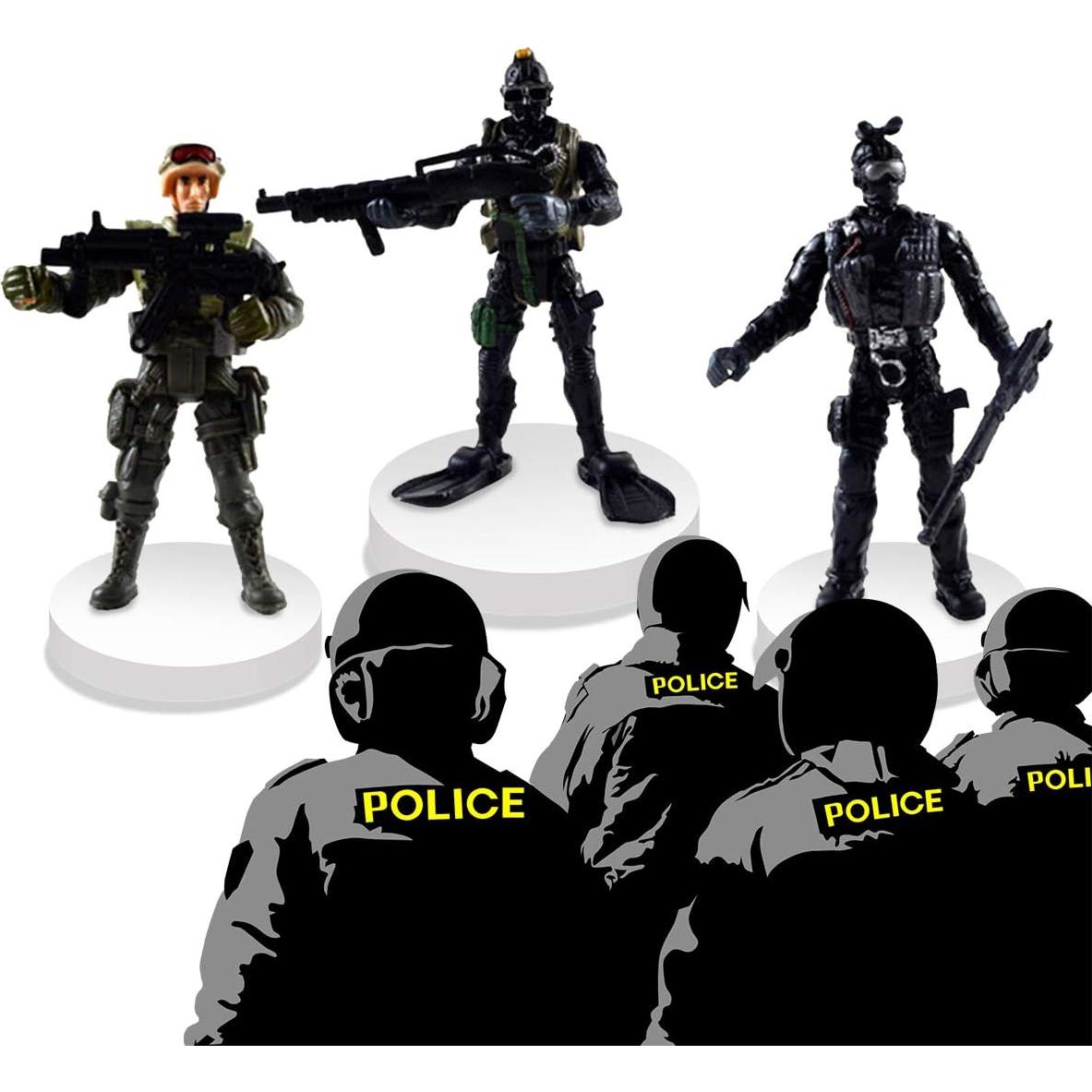 Figuras de Soldados Militares DC-BEAUTIFUL 12 Pcs Movibles