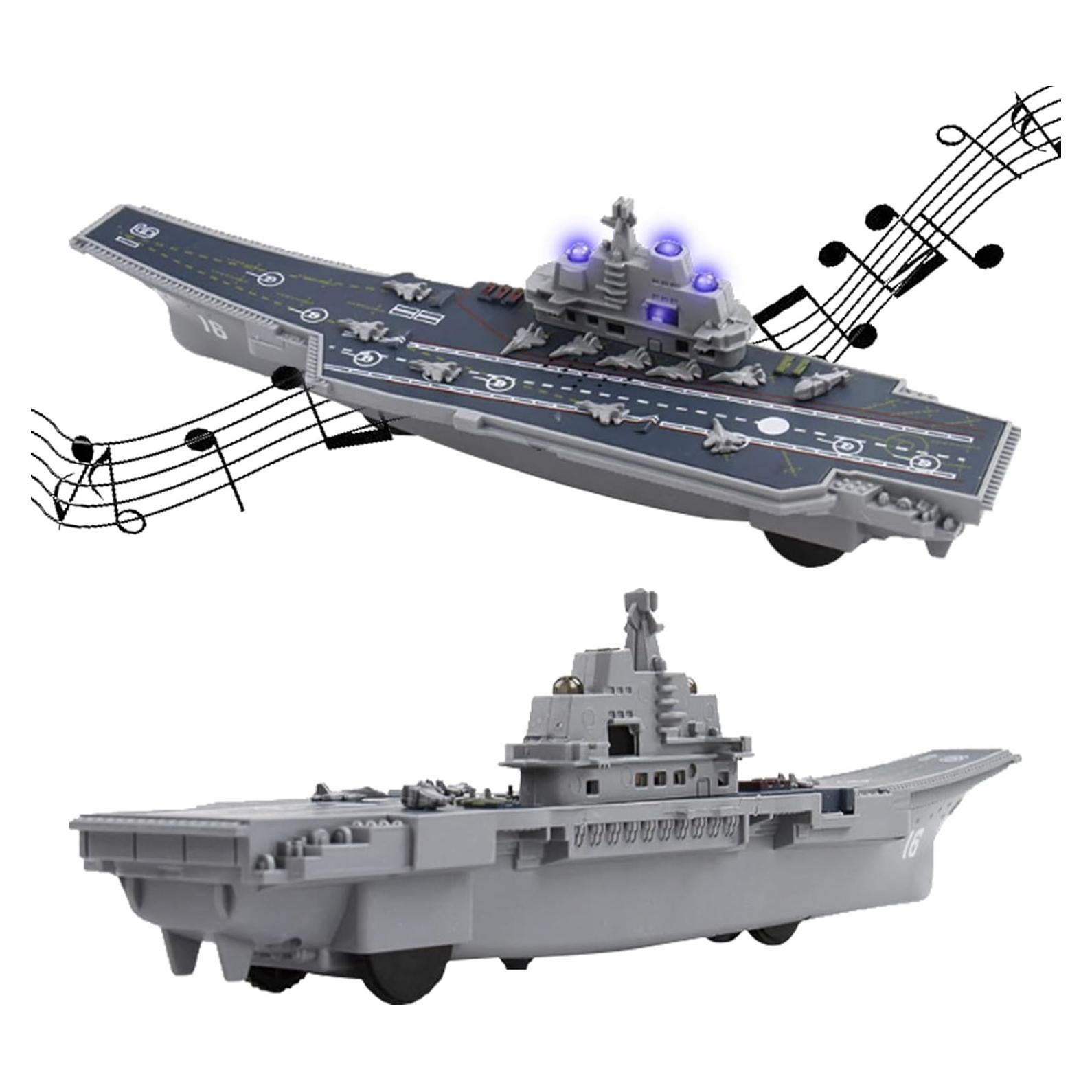 Barco de Guerra Portaaviones OTONOPI con Luces y Sonidos